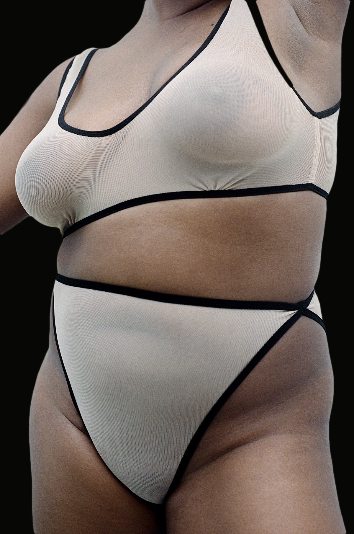 Ikebana Bra Black/ Ecru