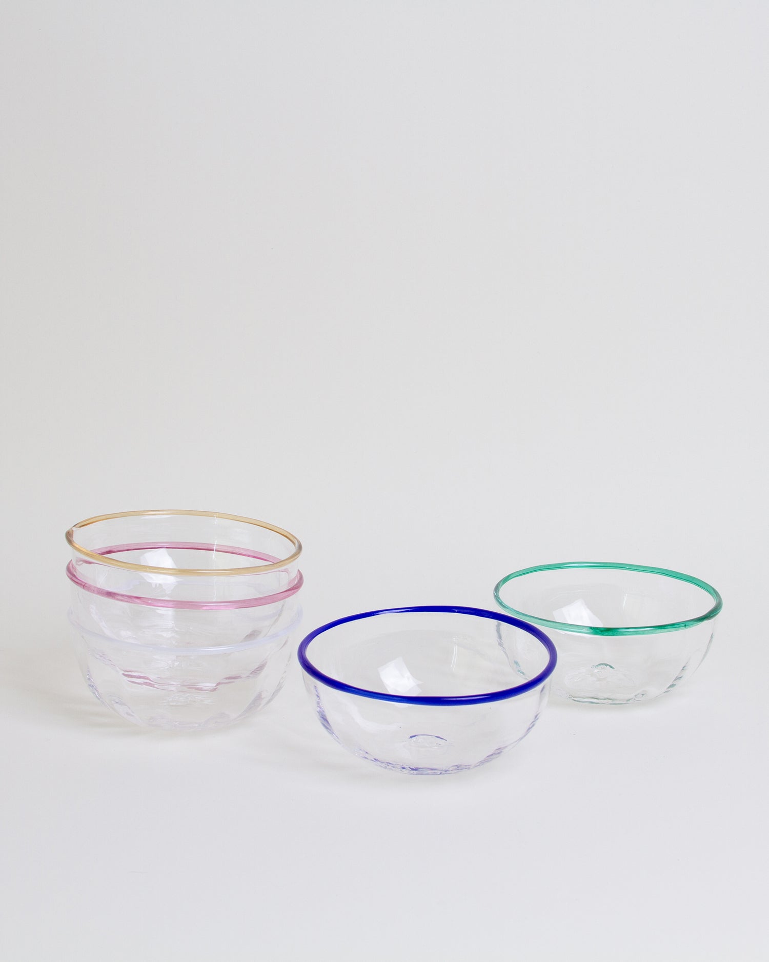 Peter Glass Bowl Rose