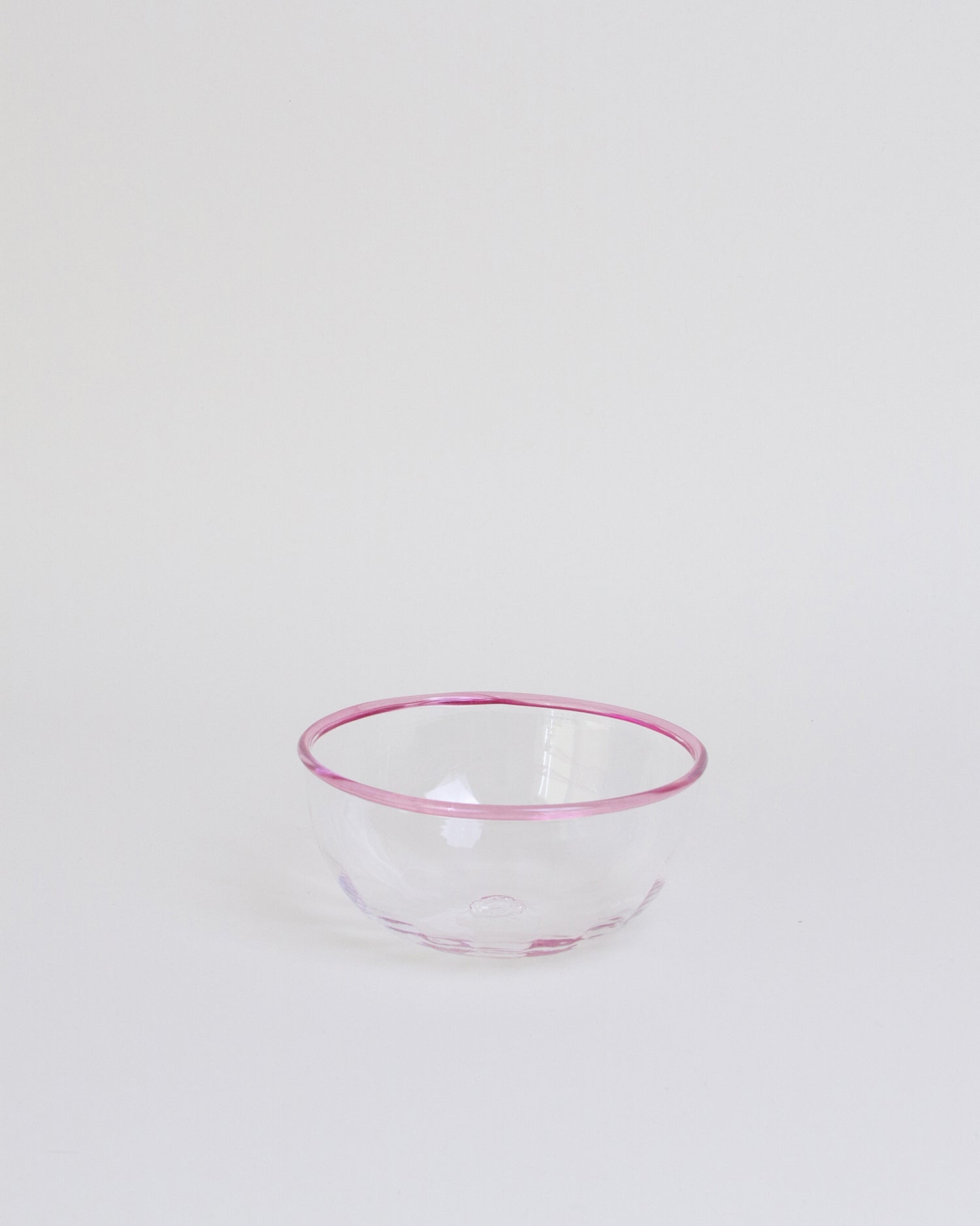 Peter Glass Bowl Rose