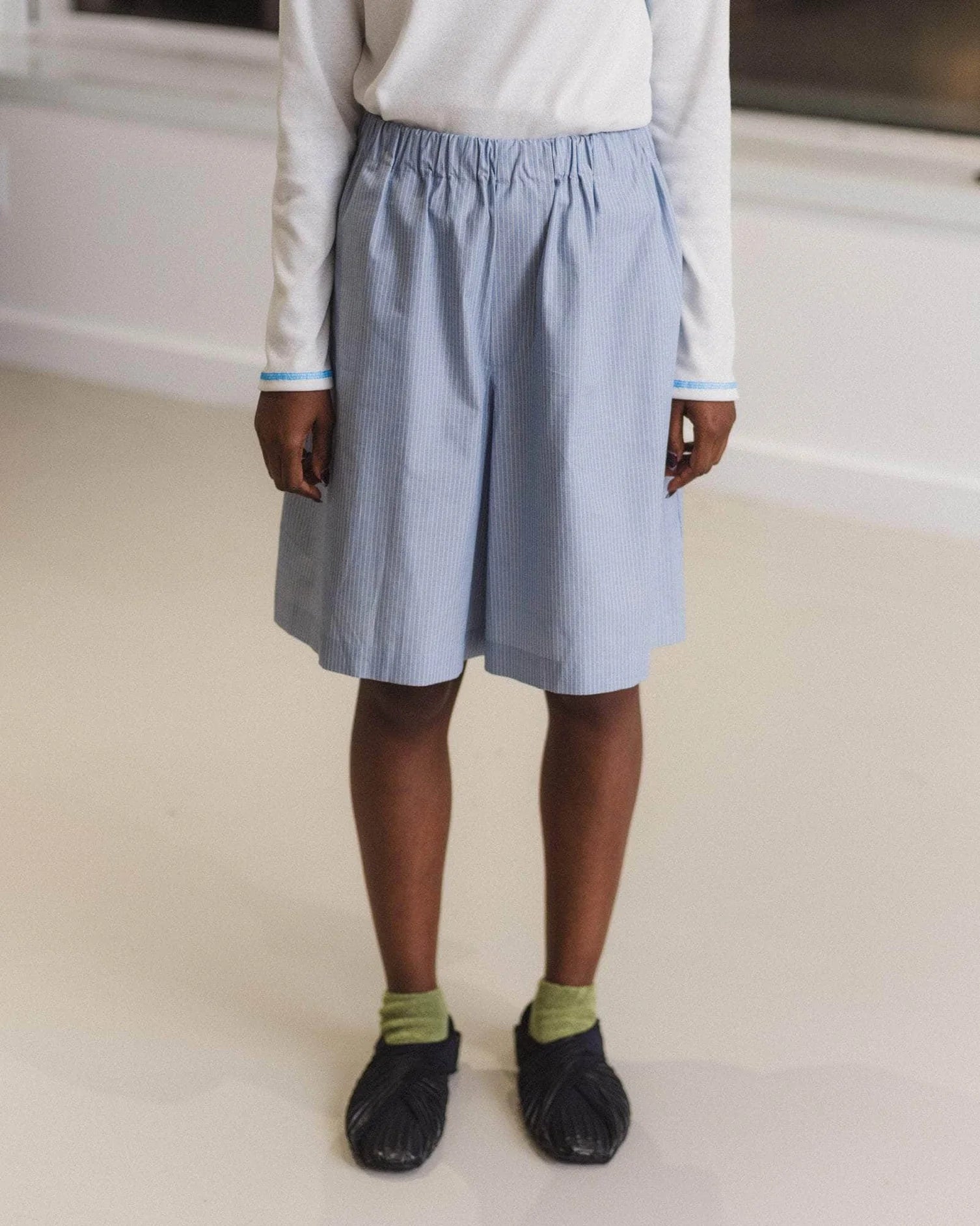 Claude Shorts Blue Stripe