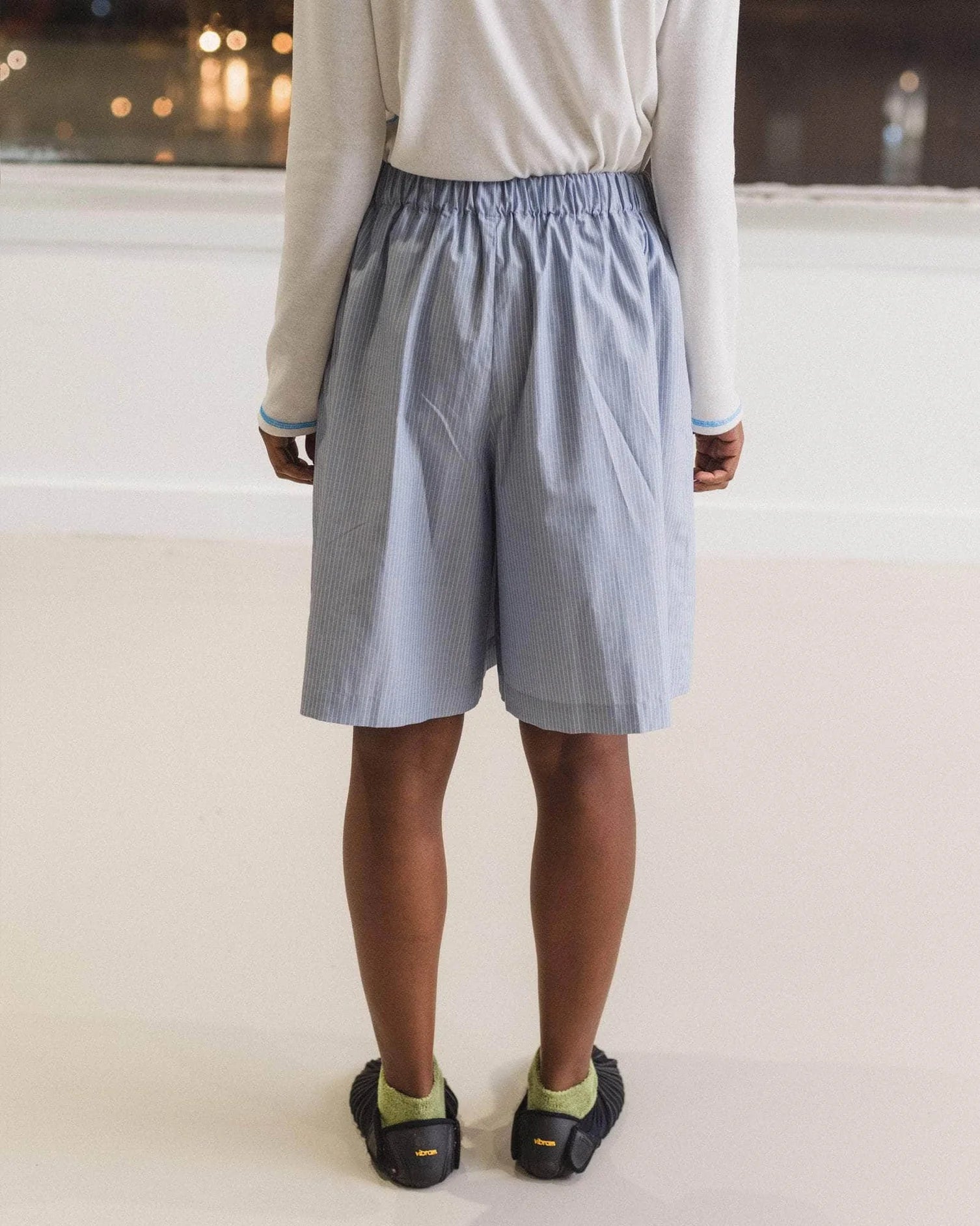 Claude Shorts Blue Stripe