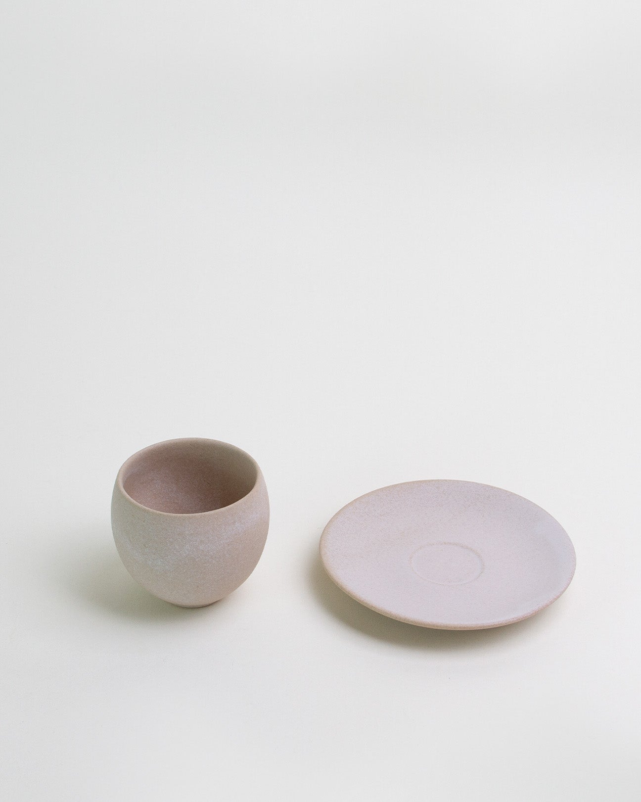U Cup & Saucer Stone Beige