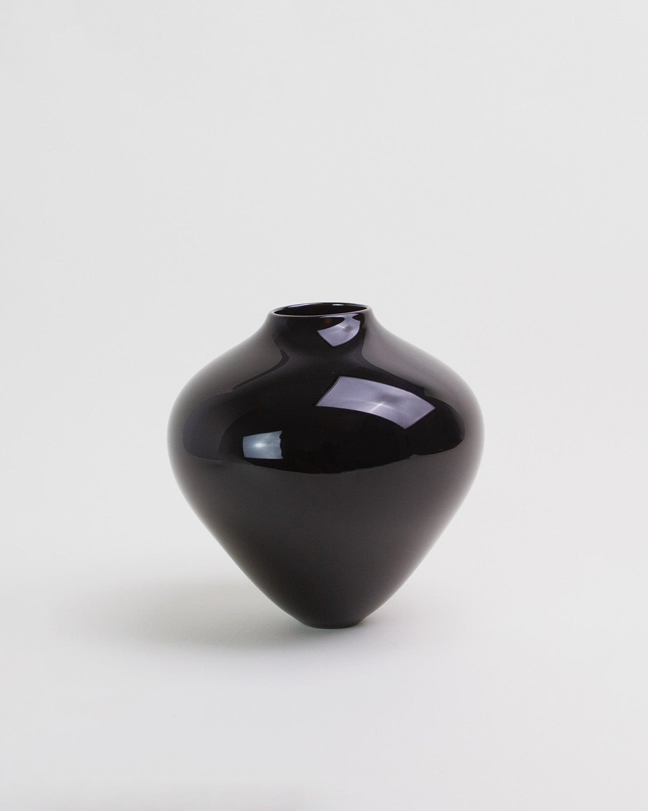 Black Glass Vase XL
