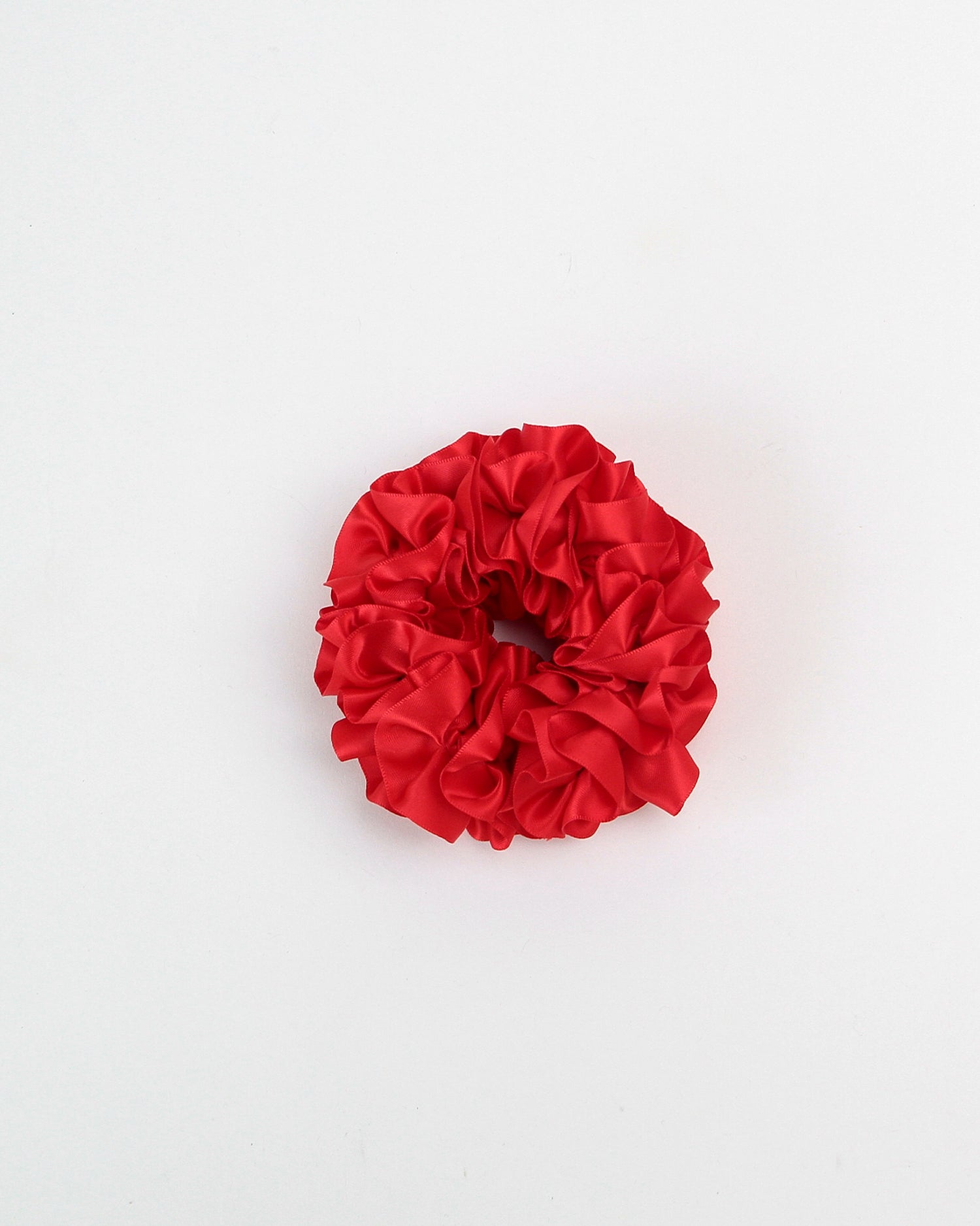 Carnation Scrunchie Poppy Red