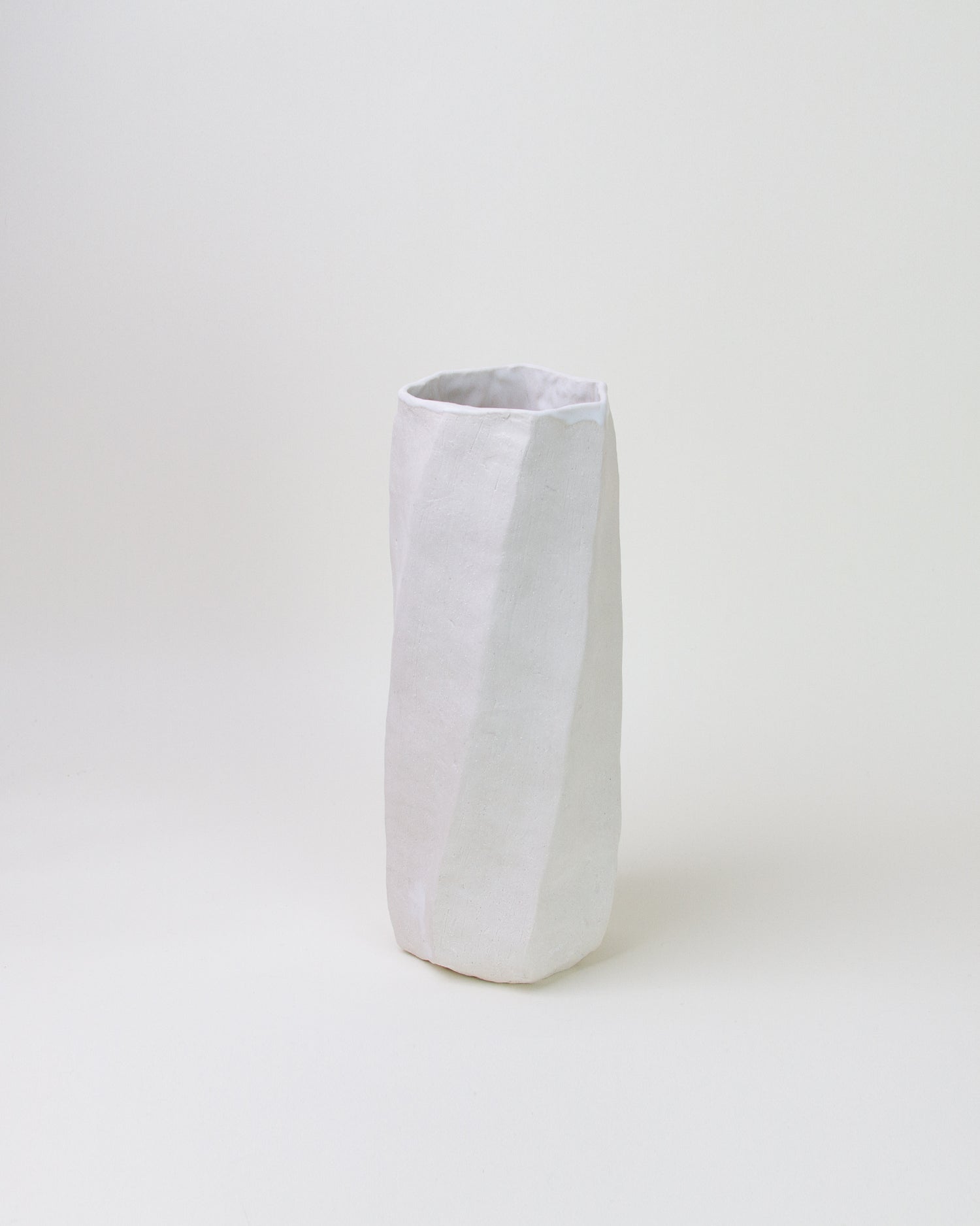 Tall Twisted Vase