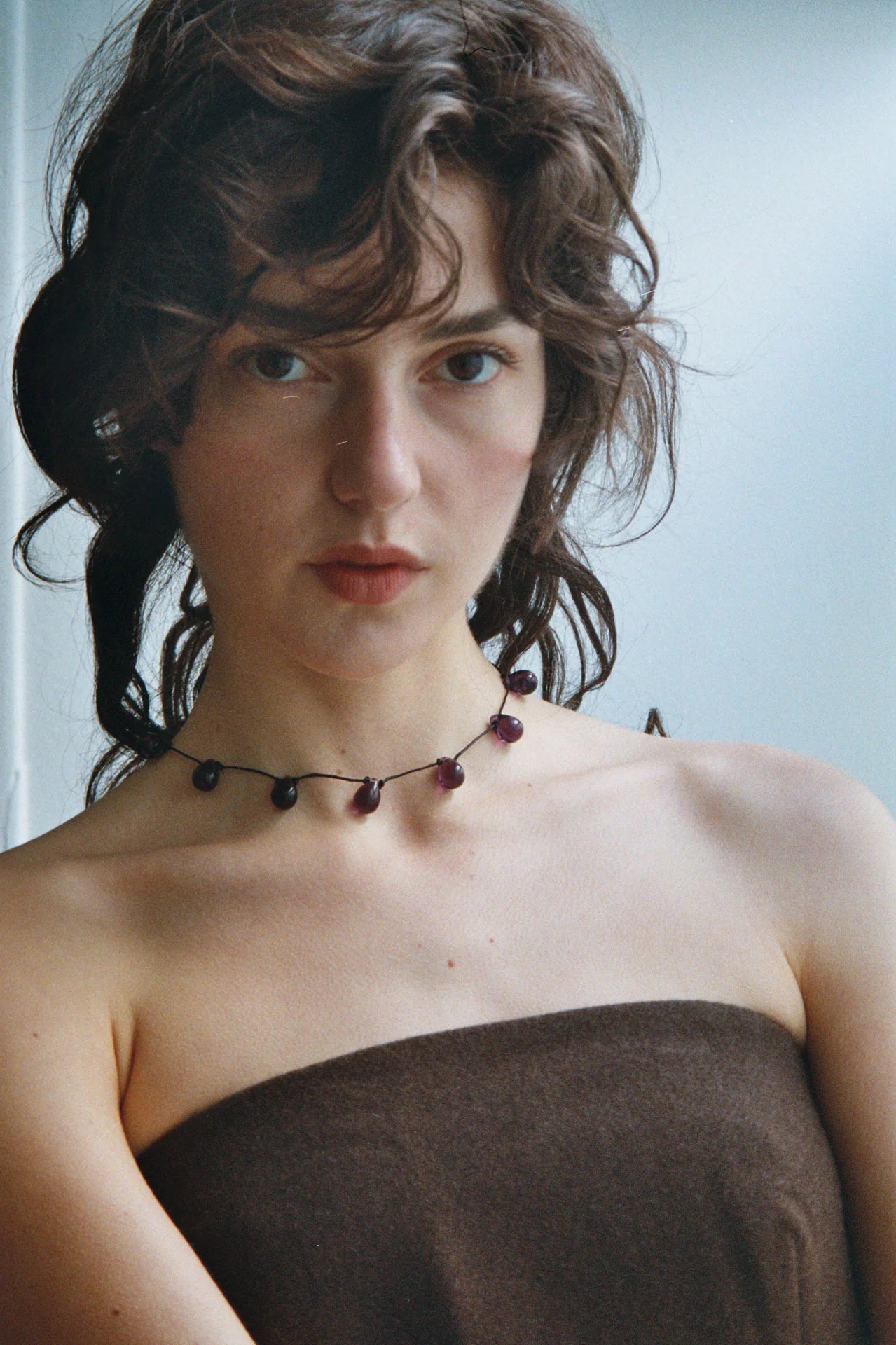 Noué Necklace Purple/ Black