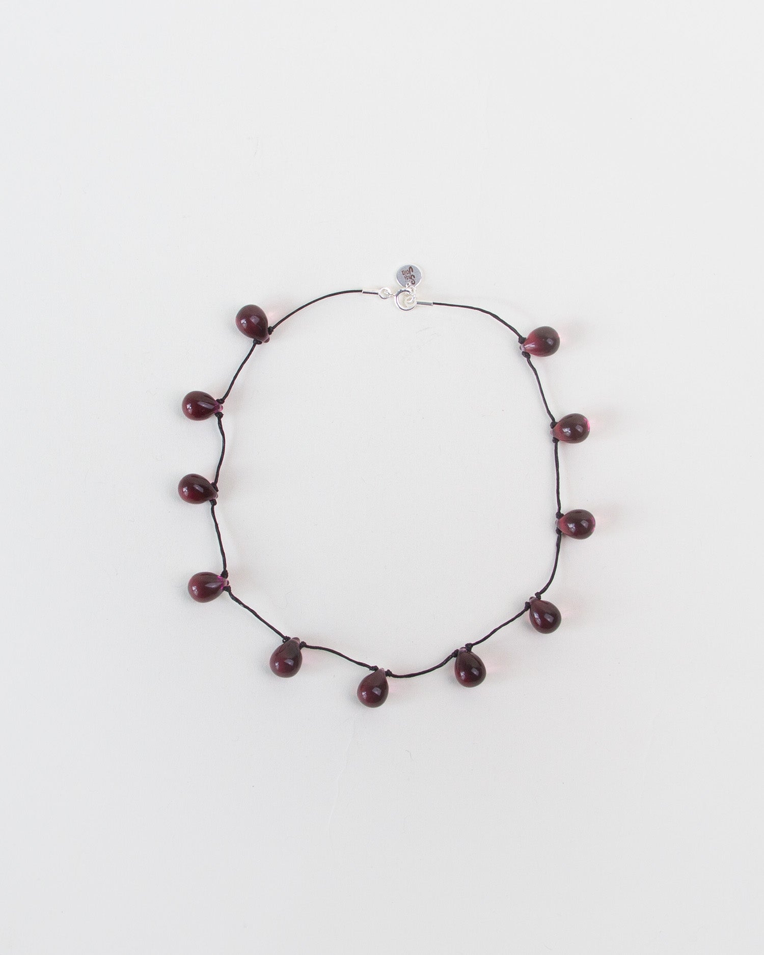 Noué Necklace Purple/ Black