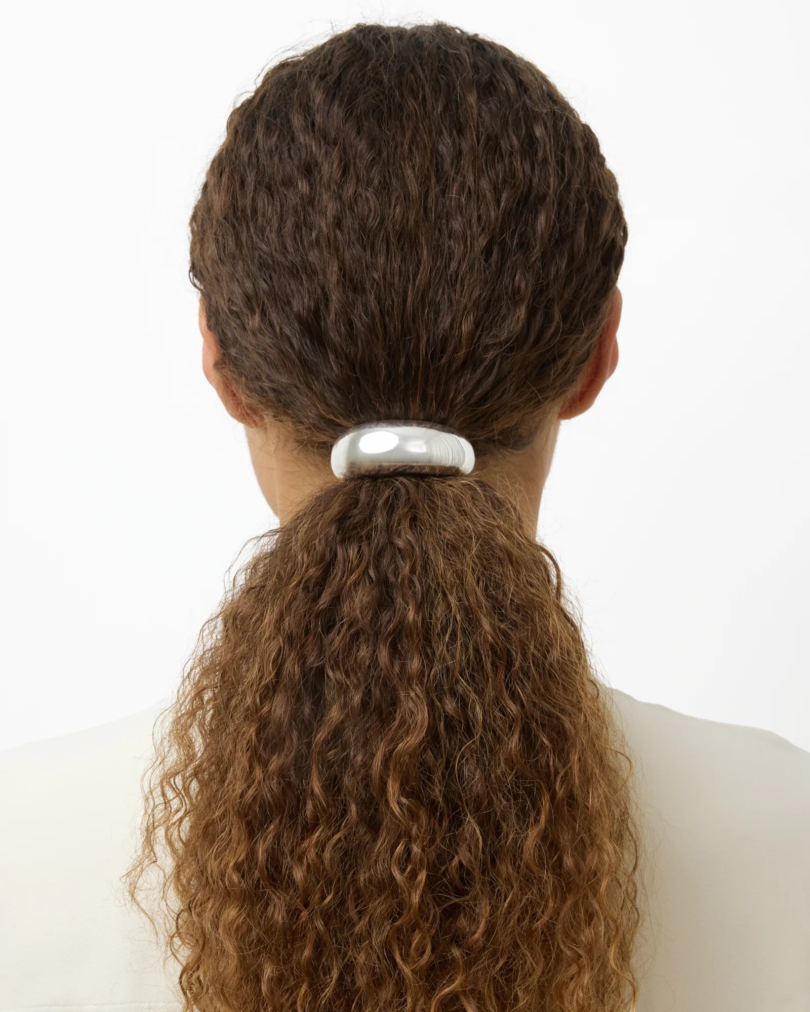The Thea Hair Tie Silver