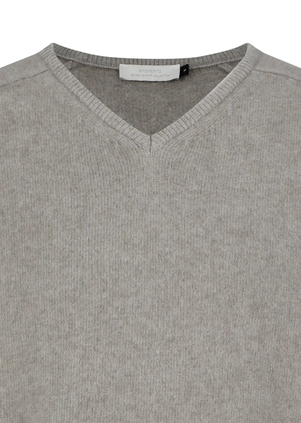 Racoon V-neck Knit Beige