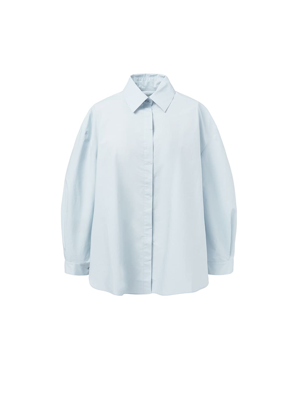 Oversized Shirts Light Blue