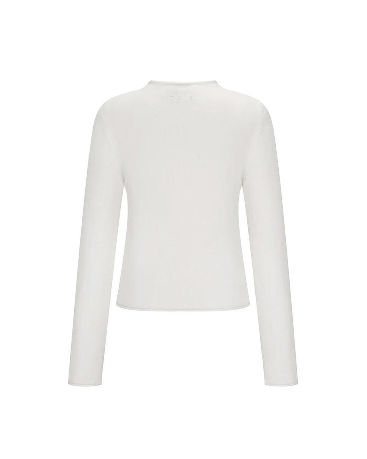 Cashmere Half Neck Knit Top Ivory