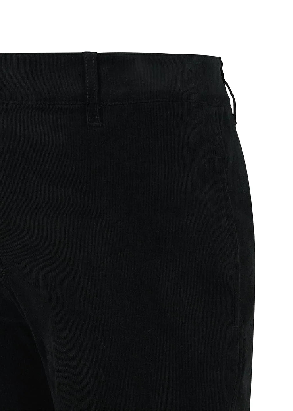 Corduroy Flared Pants Black