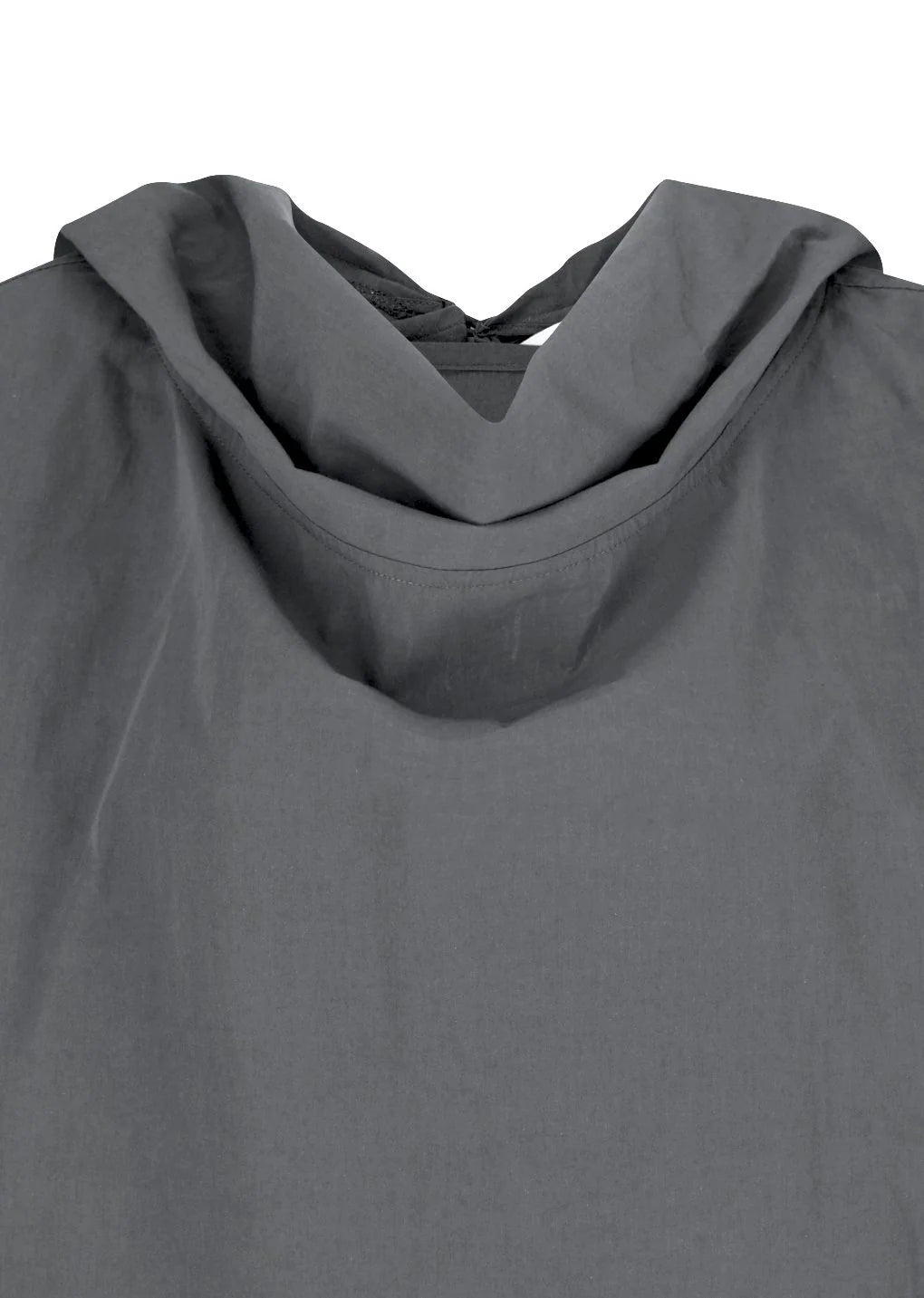 Cotton Scarf Top Charcoal