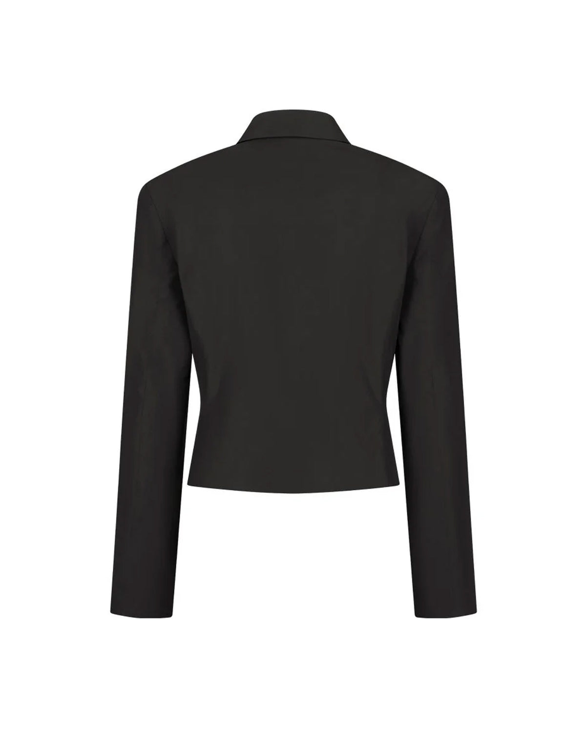 Silk Taffeta Jacket Black