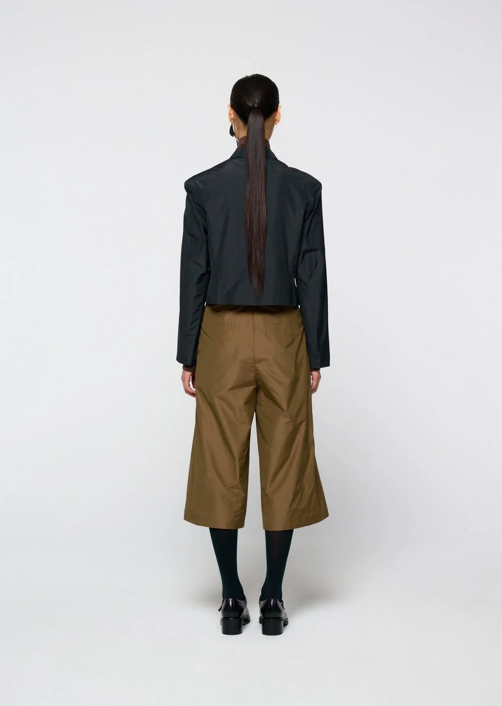 Silk Taffeta Jacket Black