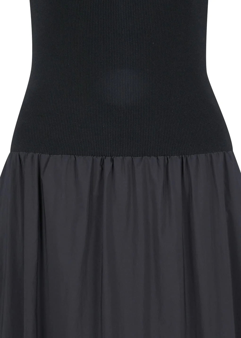 Nylon Knit Maxi Dress, Charcoal