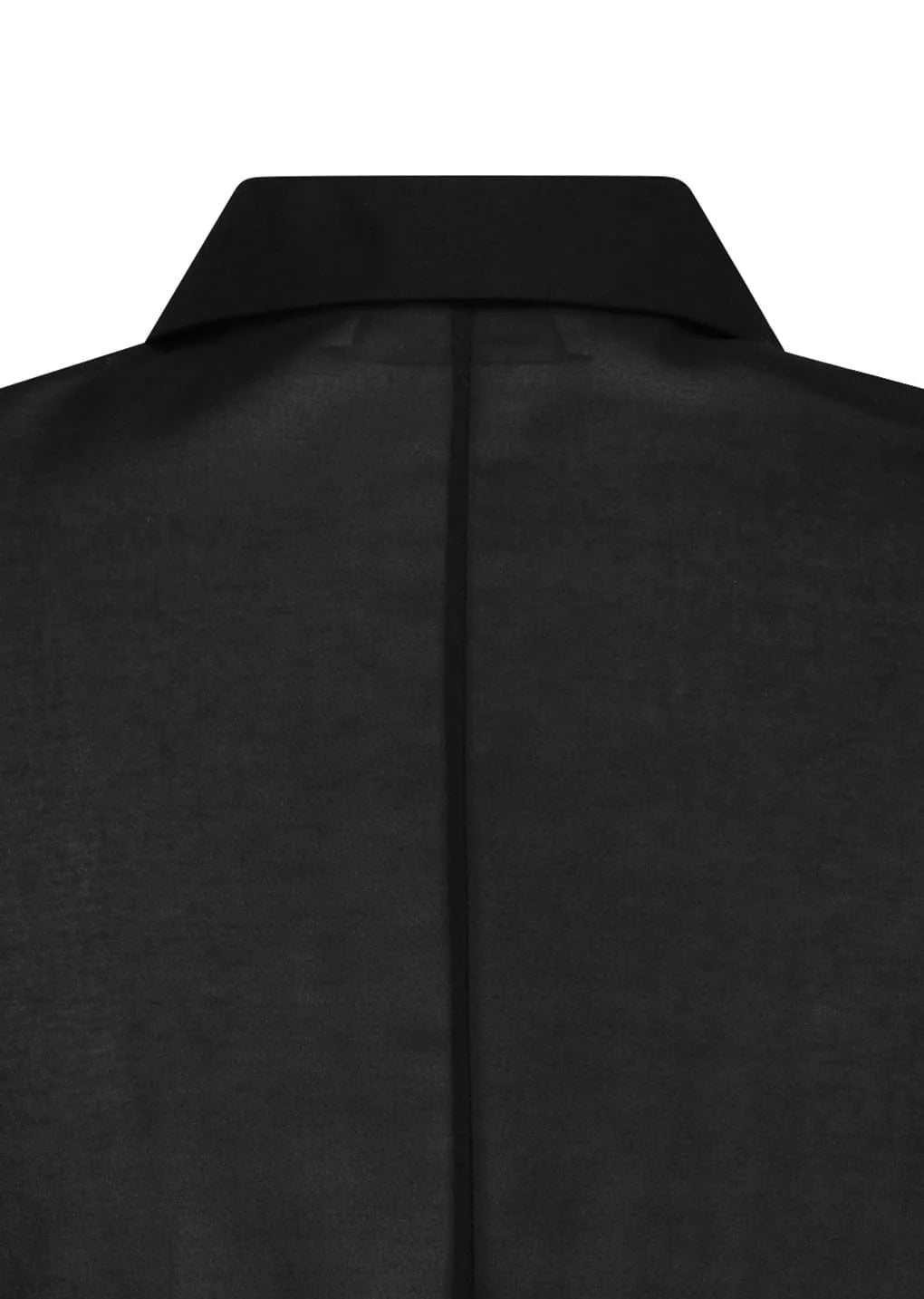 Sheer Slim Shirt, Black