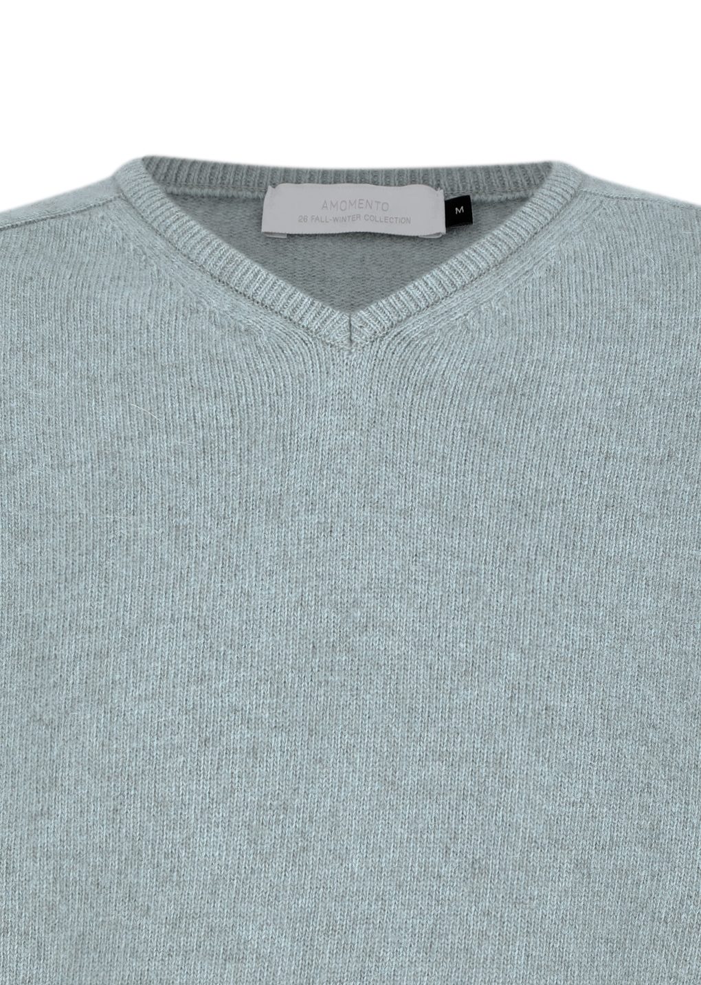 Racoon V-Neck Knit Mint
