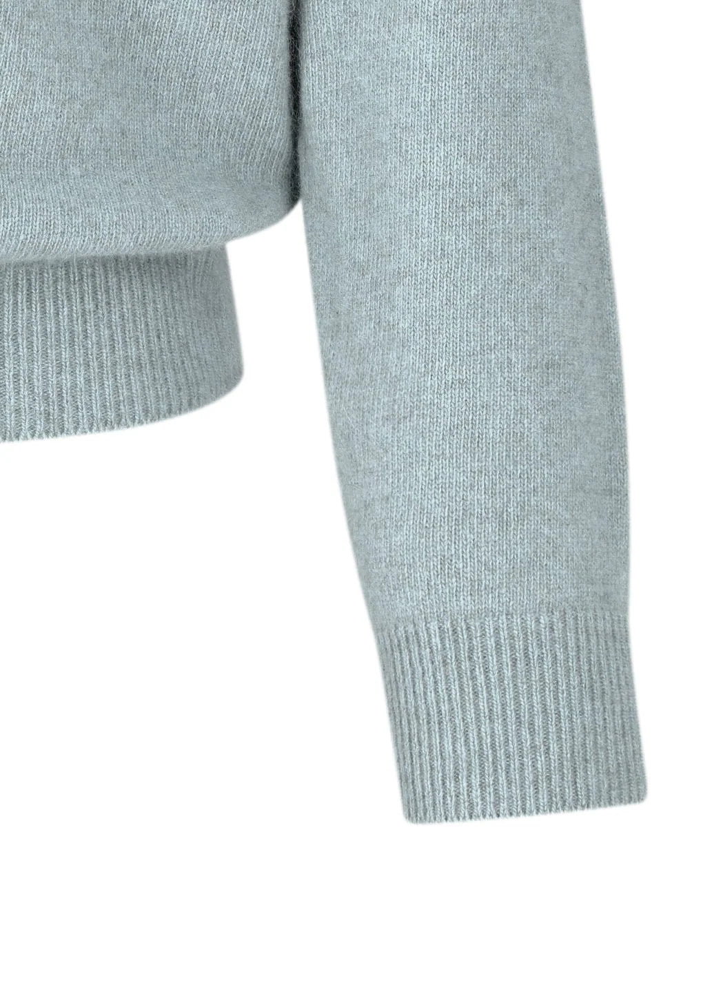 Racoon V-Neck Knit Mint