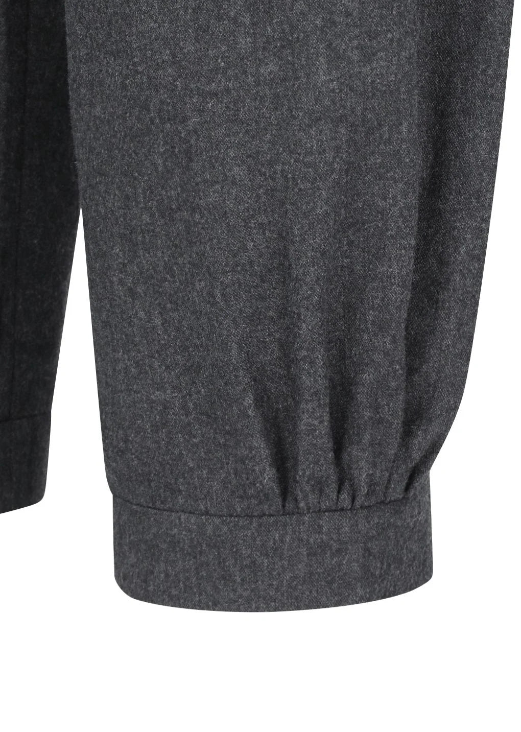 Wool Shirring Pants Charcoal