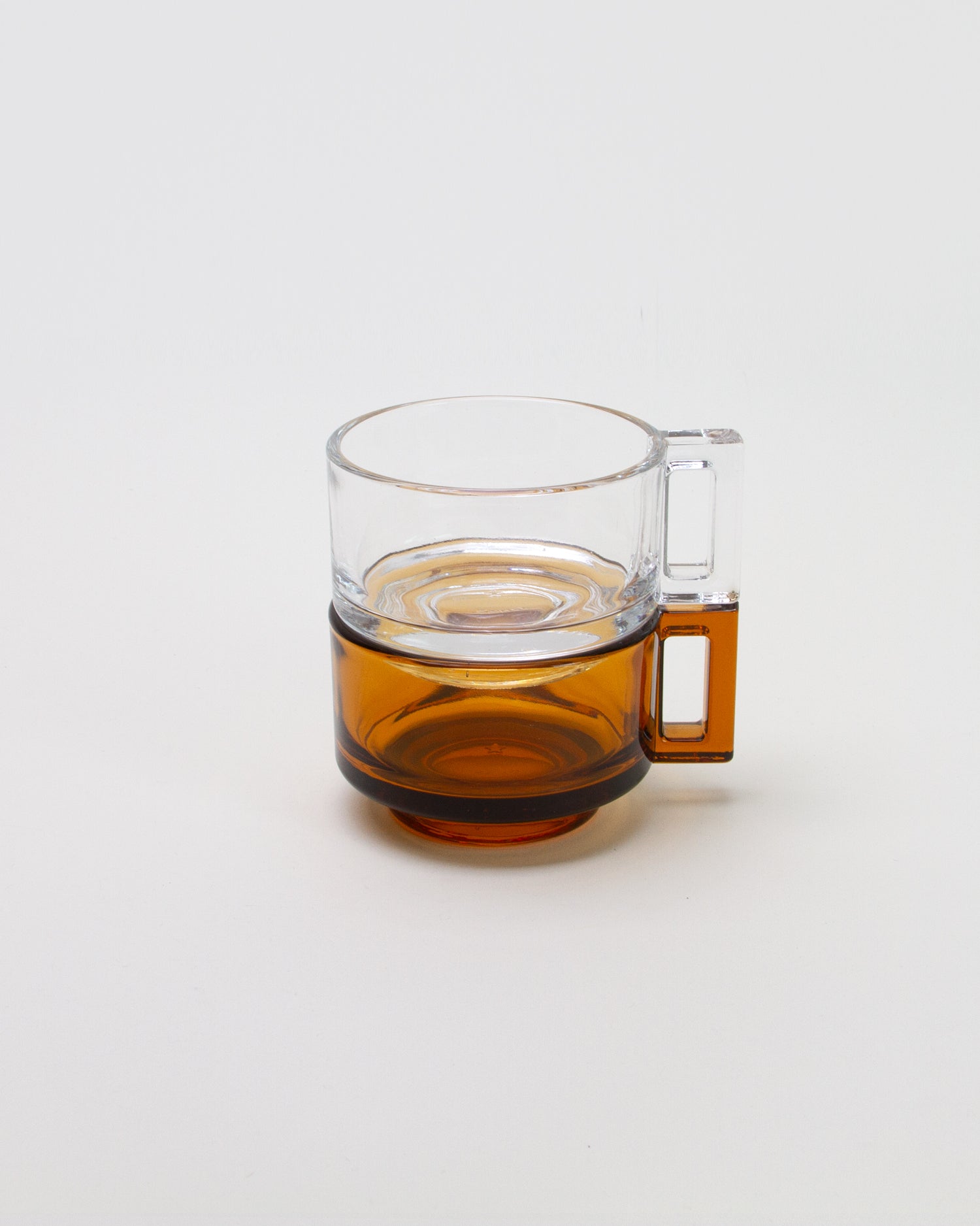 Cup and Saucer Amber