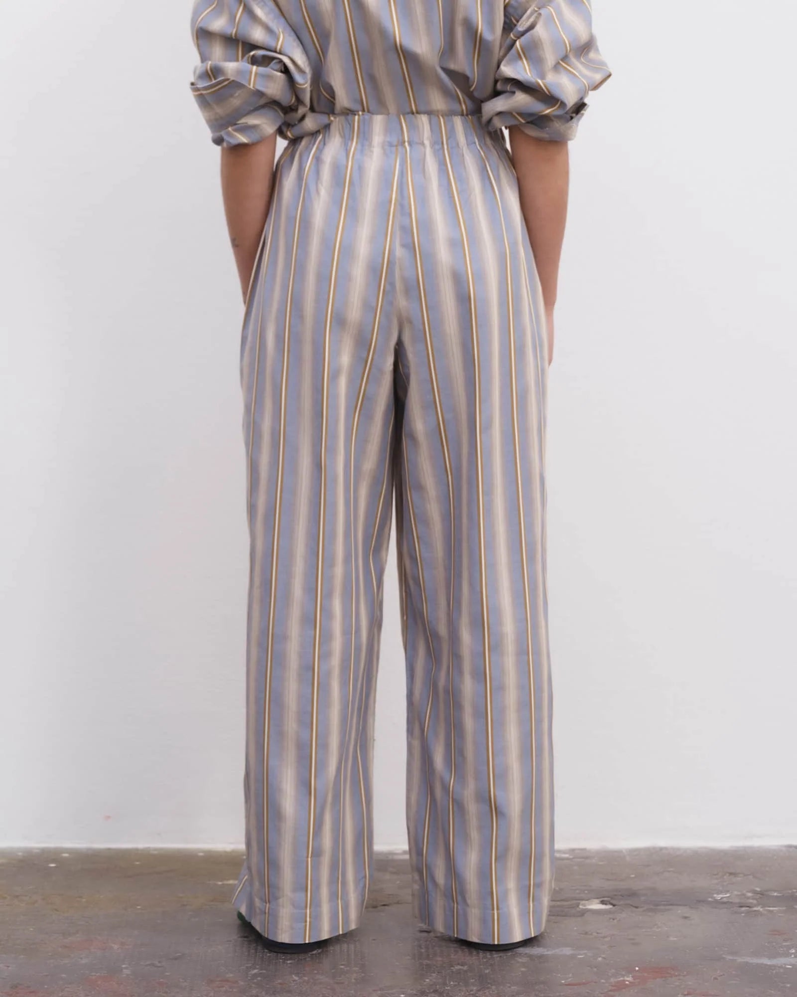 Claude Pants Grid Stripe