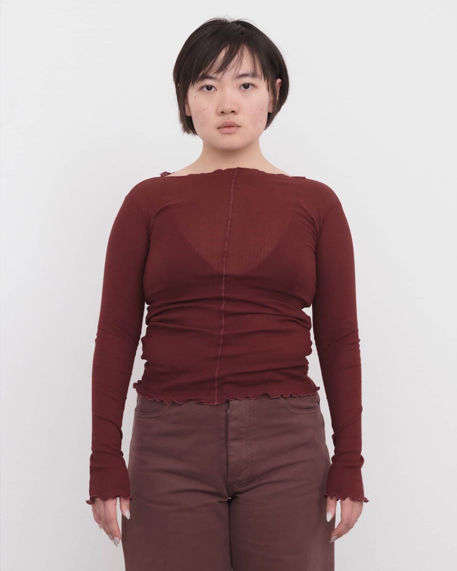 Pama Long Sleeve Tee Nara Red