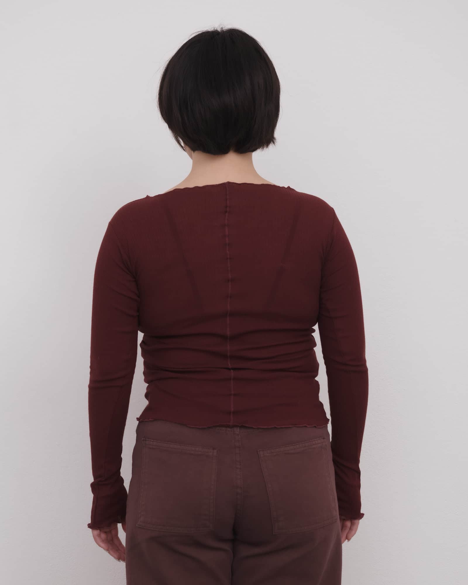 Pama Long Sleeve Tee Nara Red