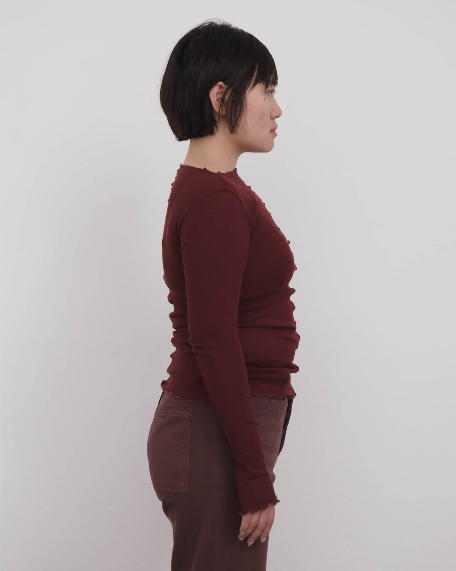 Pama Long Sleeve Tee Nara Red