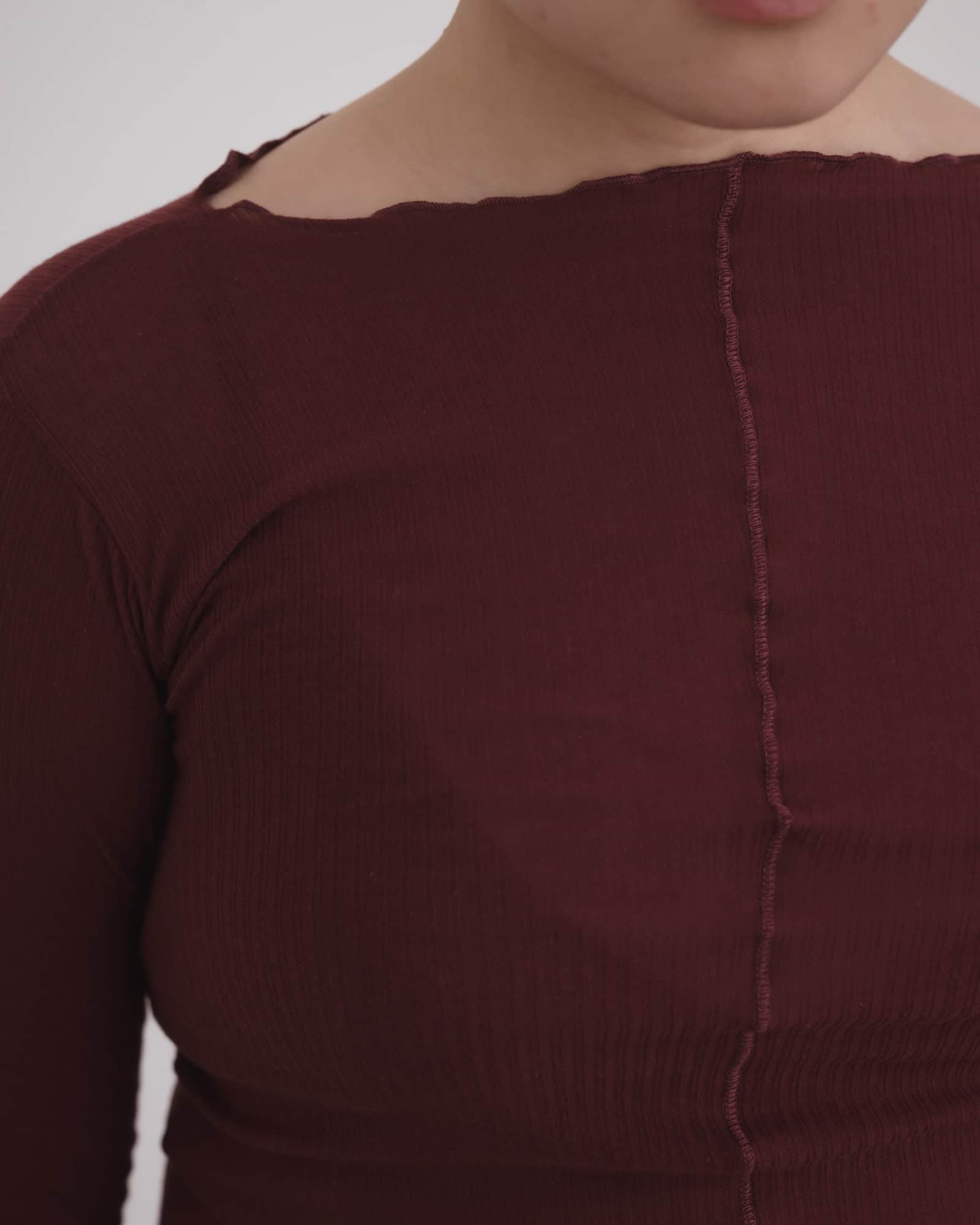 Pama Long Sleeve Tee Nara Red