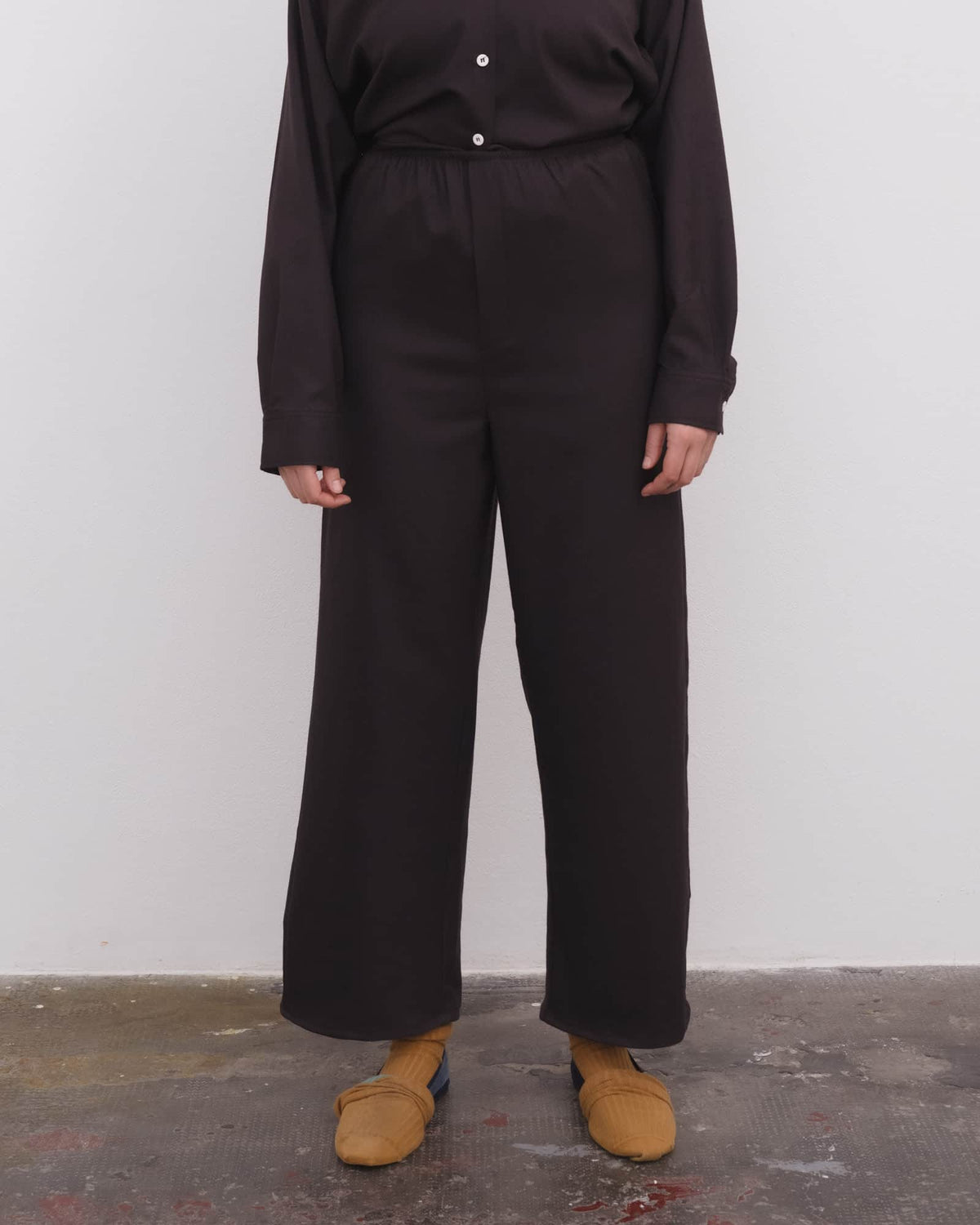 Stoa Pants Brown Black