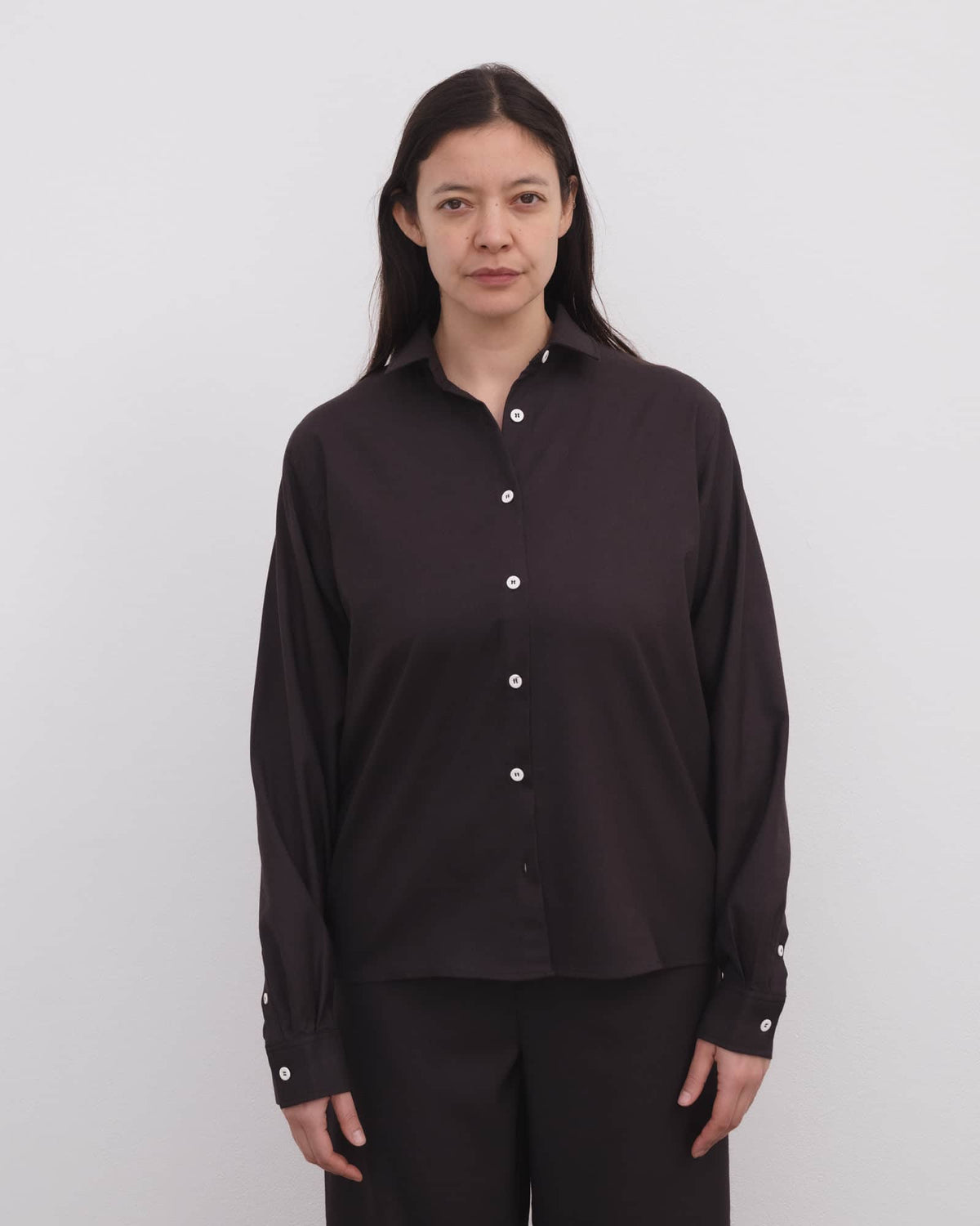 Stoa Shirt Brown Black