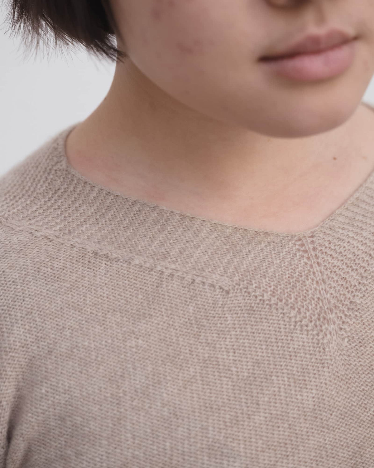 Tier V Neck Camel