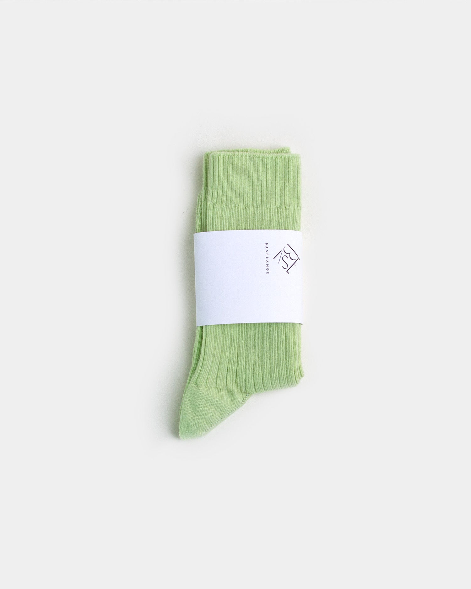 Rib Overankle Socks Kir Green