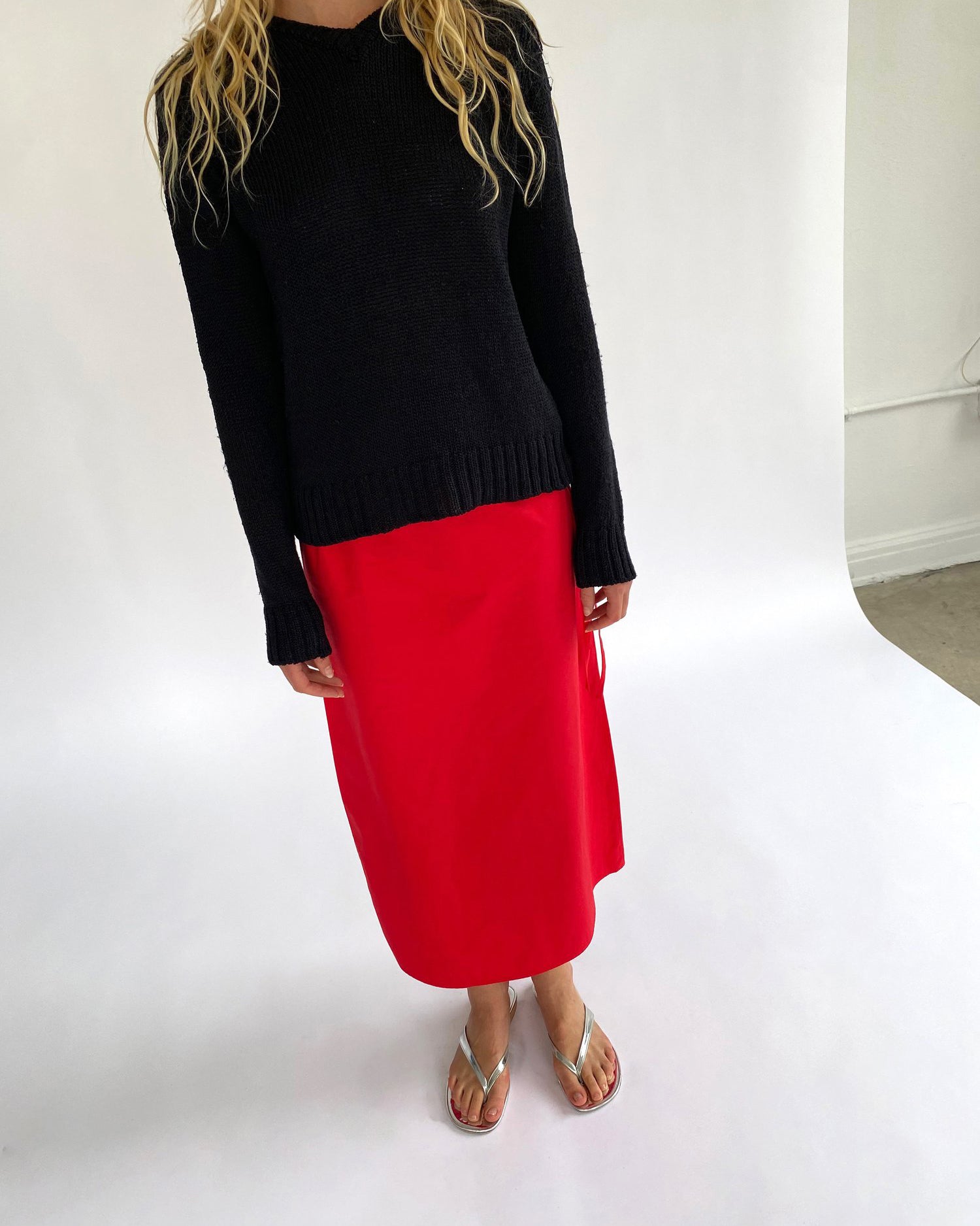 Column Skirt Red