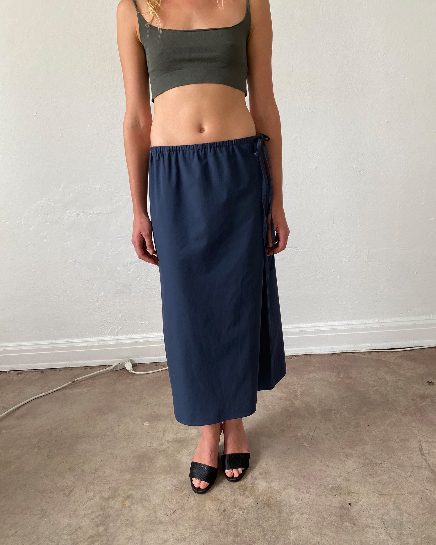 Column Skirt Navy