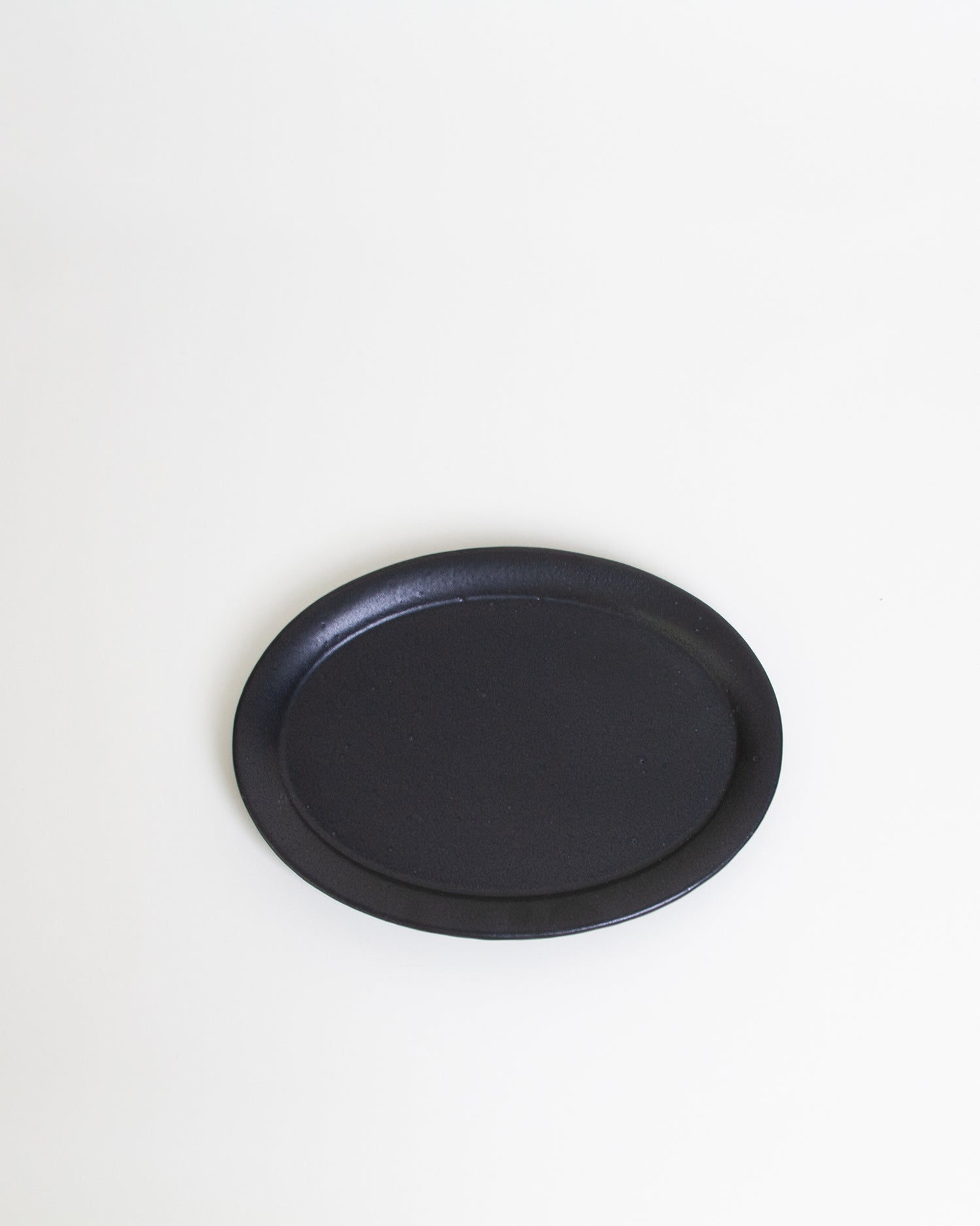 Oval Plate Black