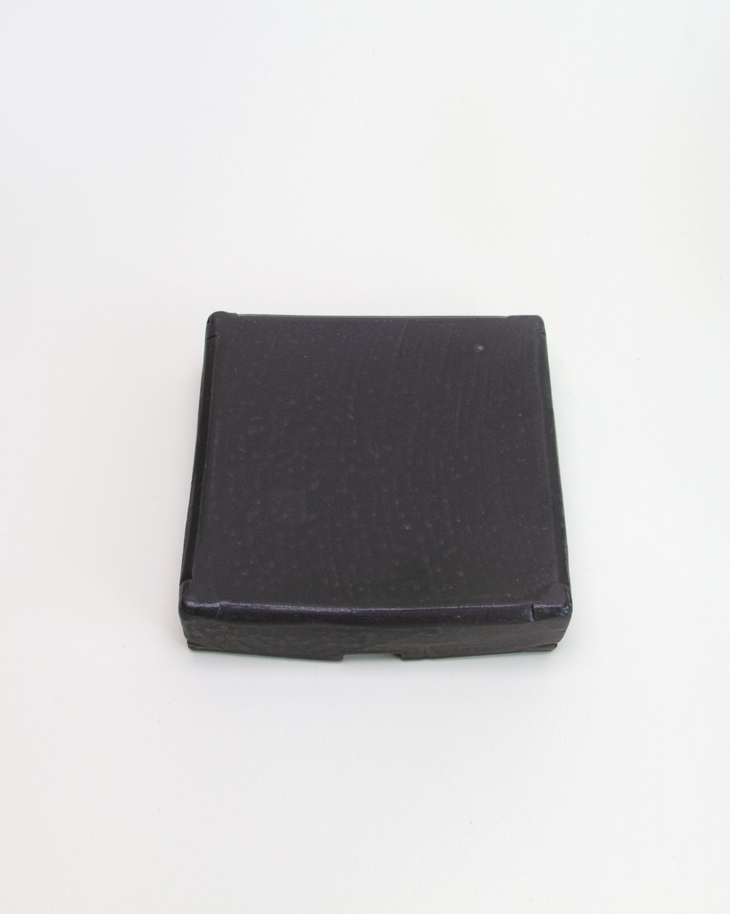 Square Raised Plate Black