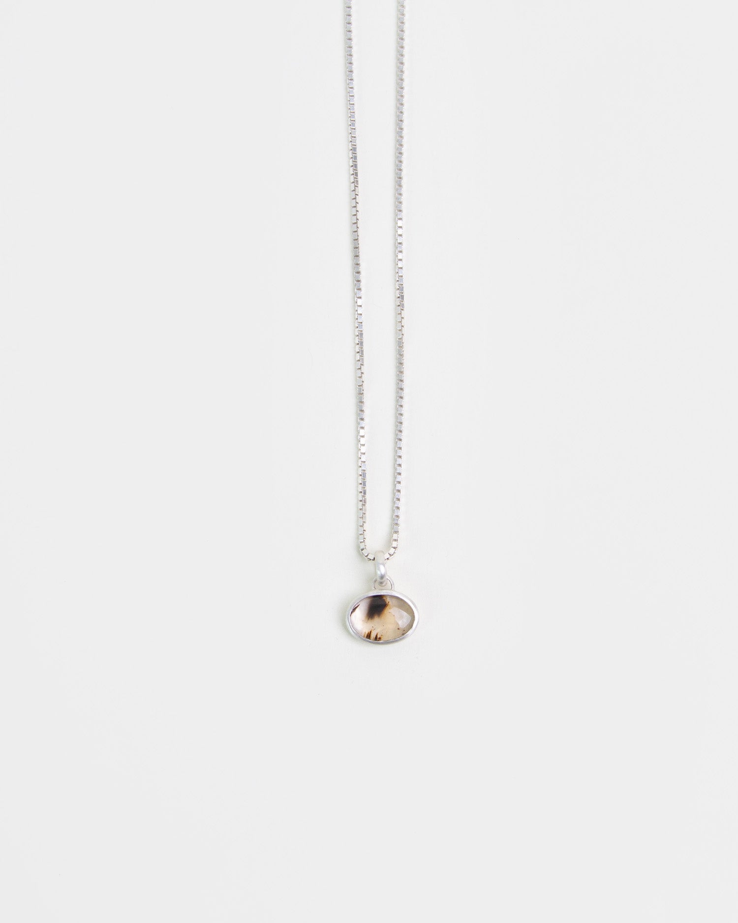 Montana Agate Pendant Necklace