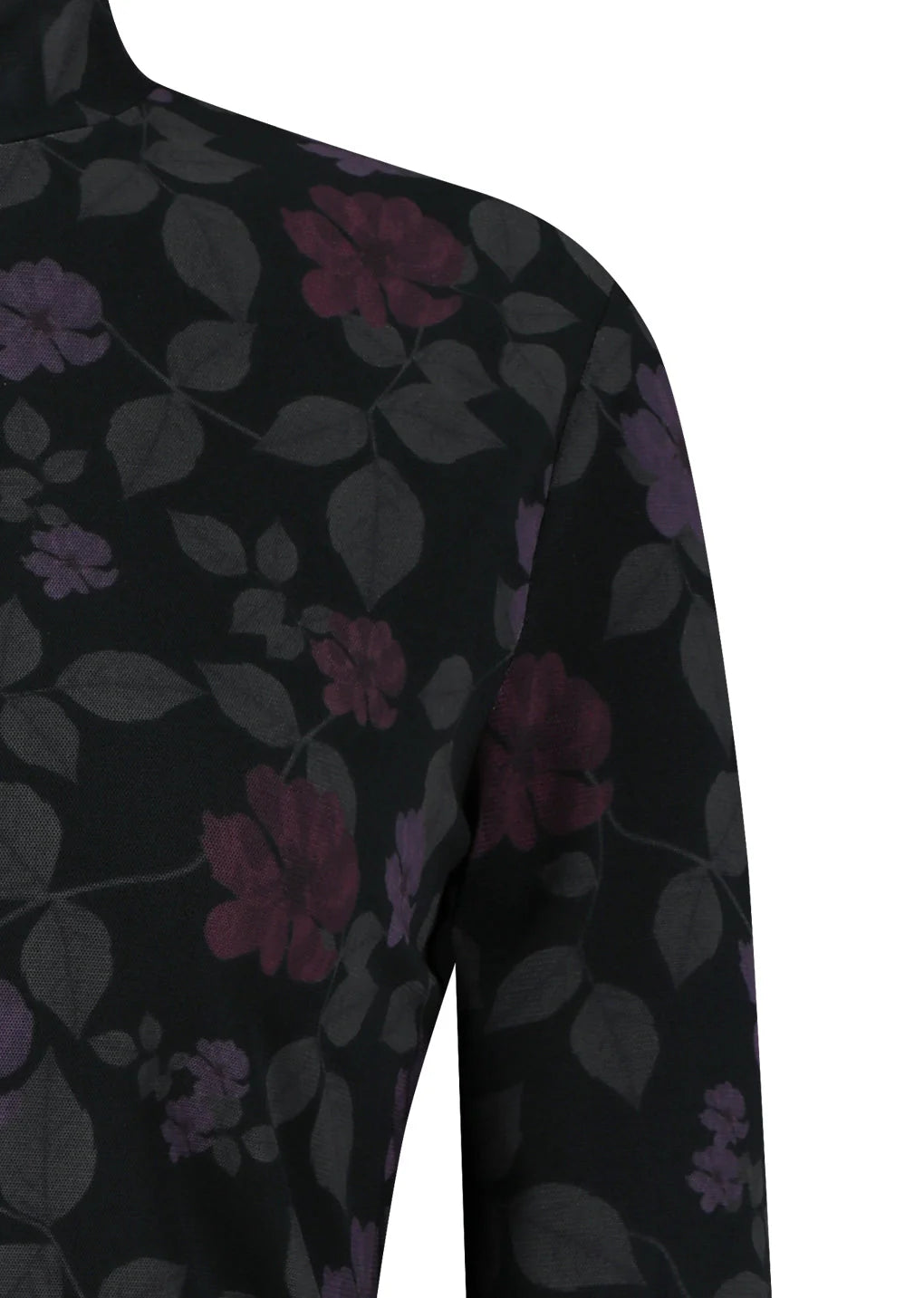 Floral Mock Neck Top
