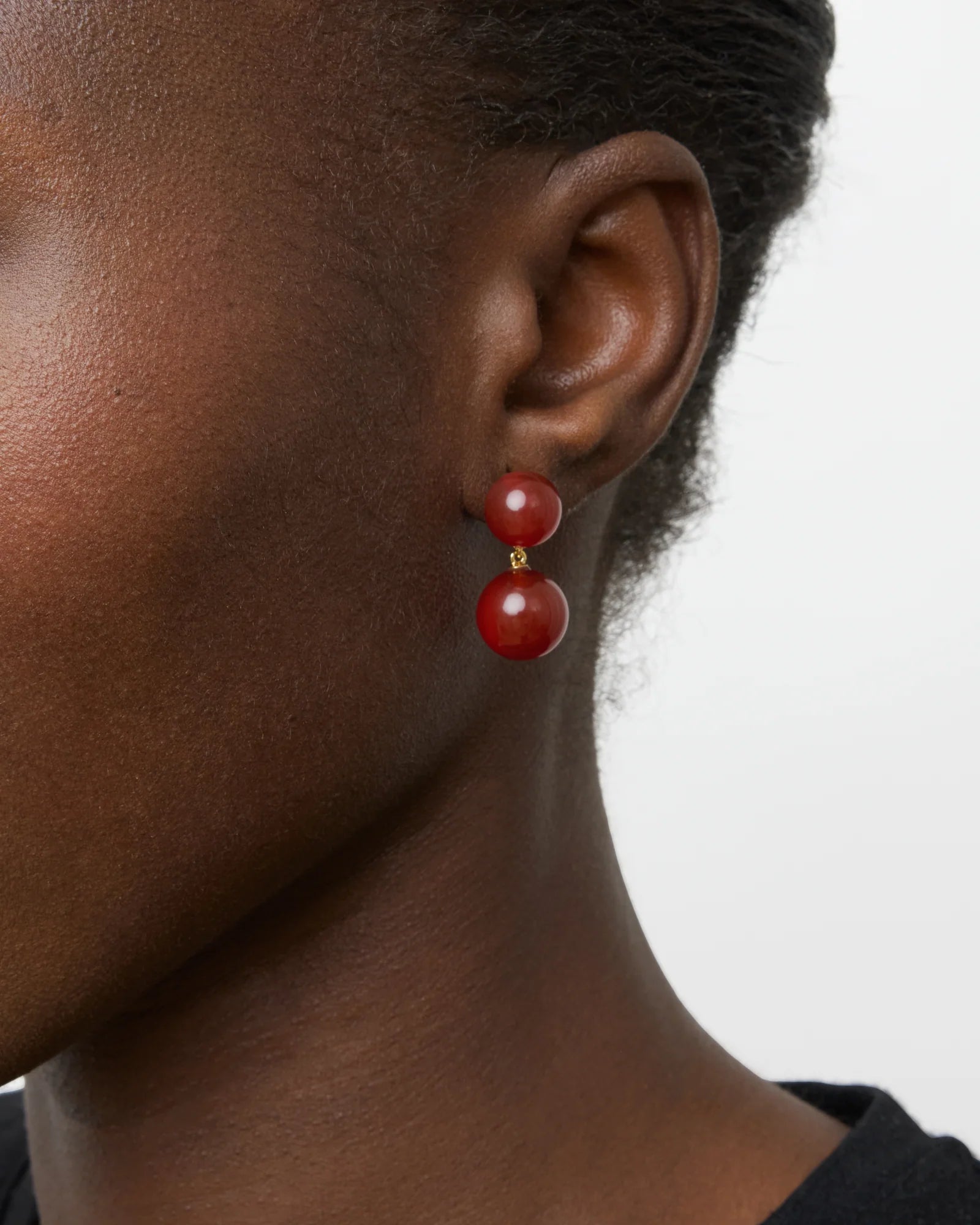 The Hannah Earrings Red