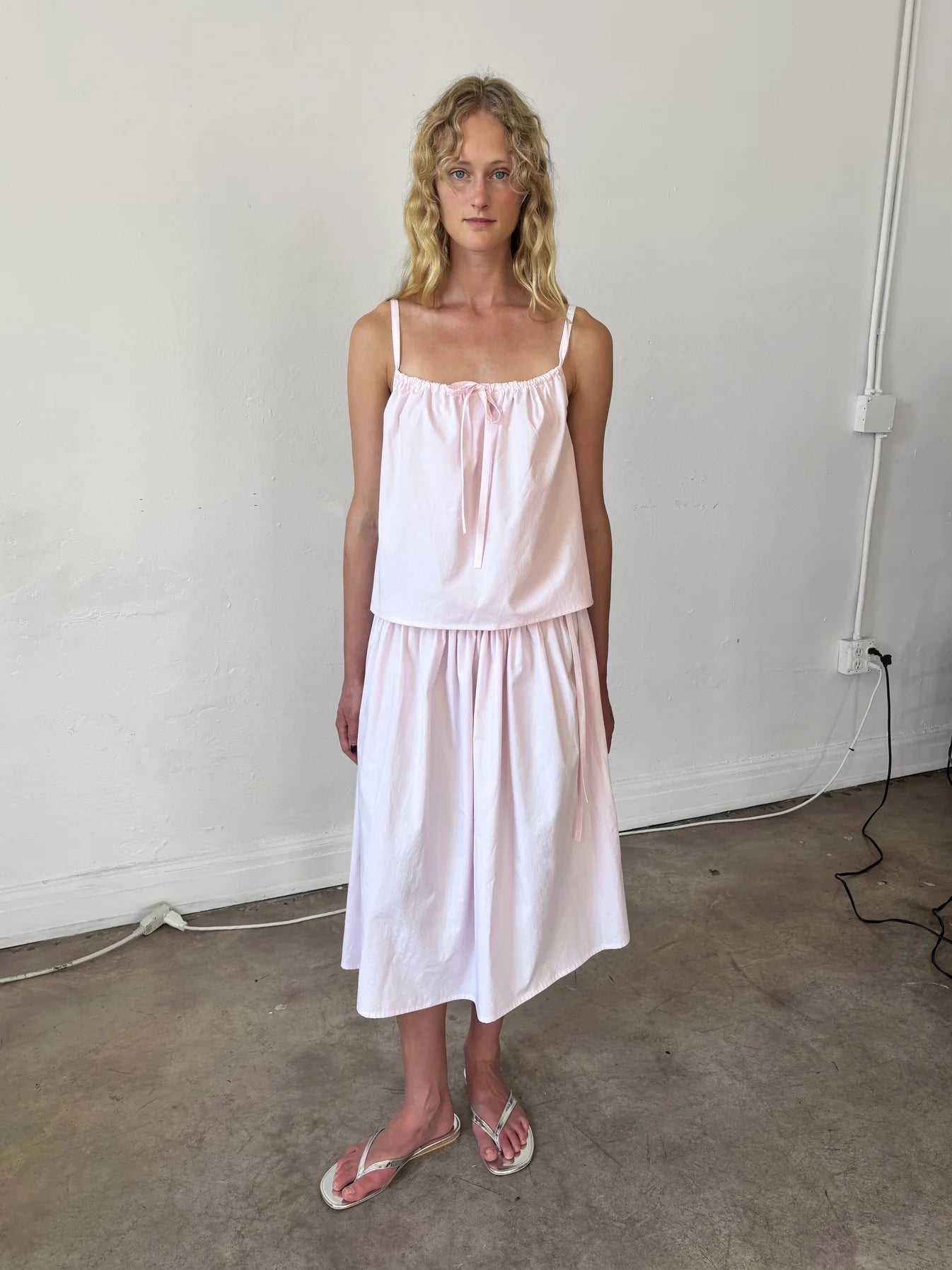 Tie Skirt Blush