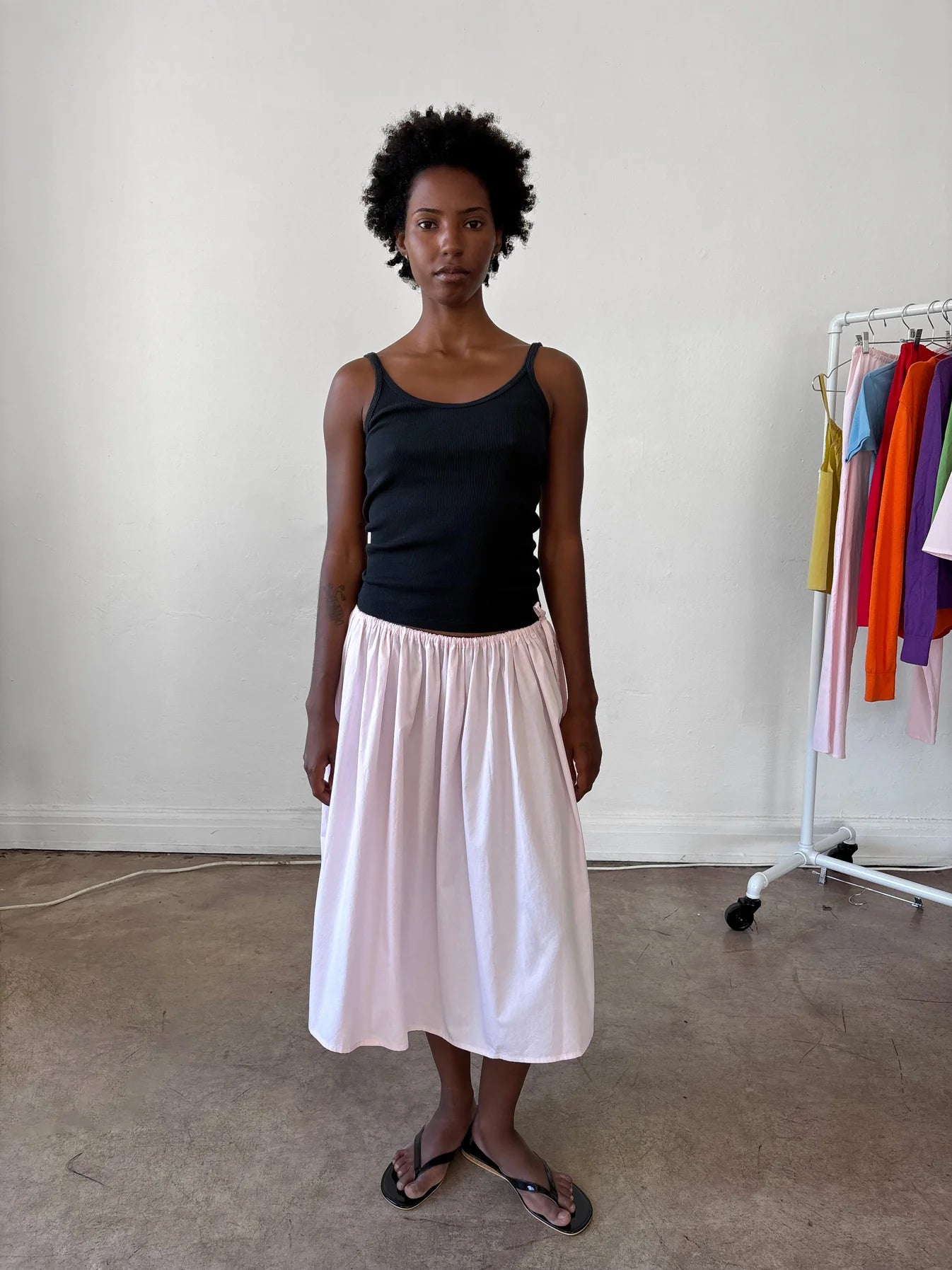 Tie Skirt Blush