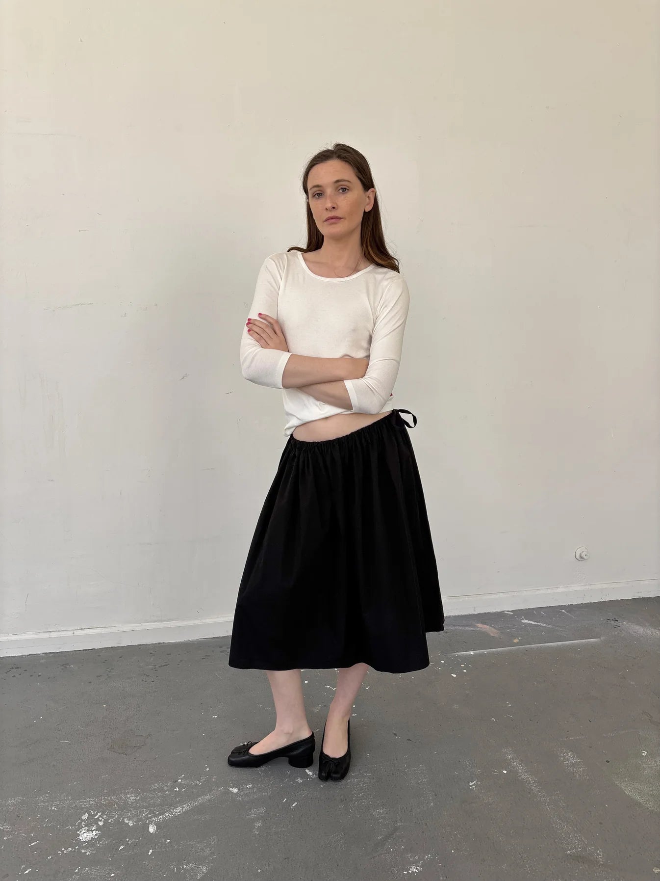Tie Skirt Black