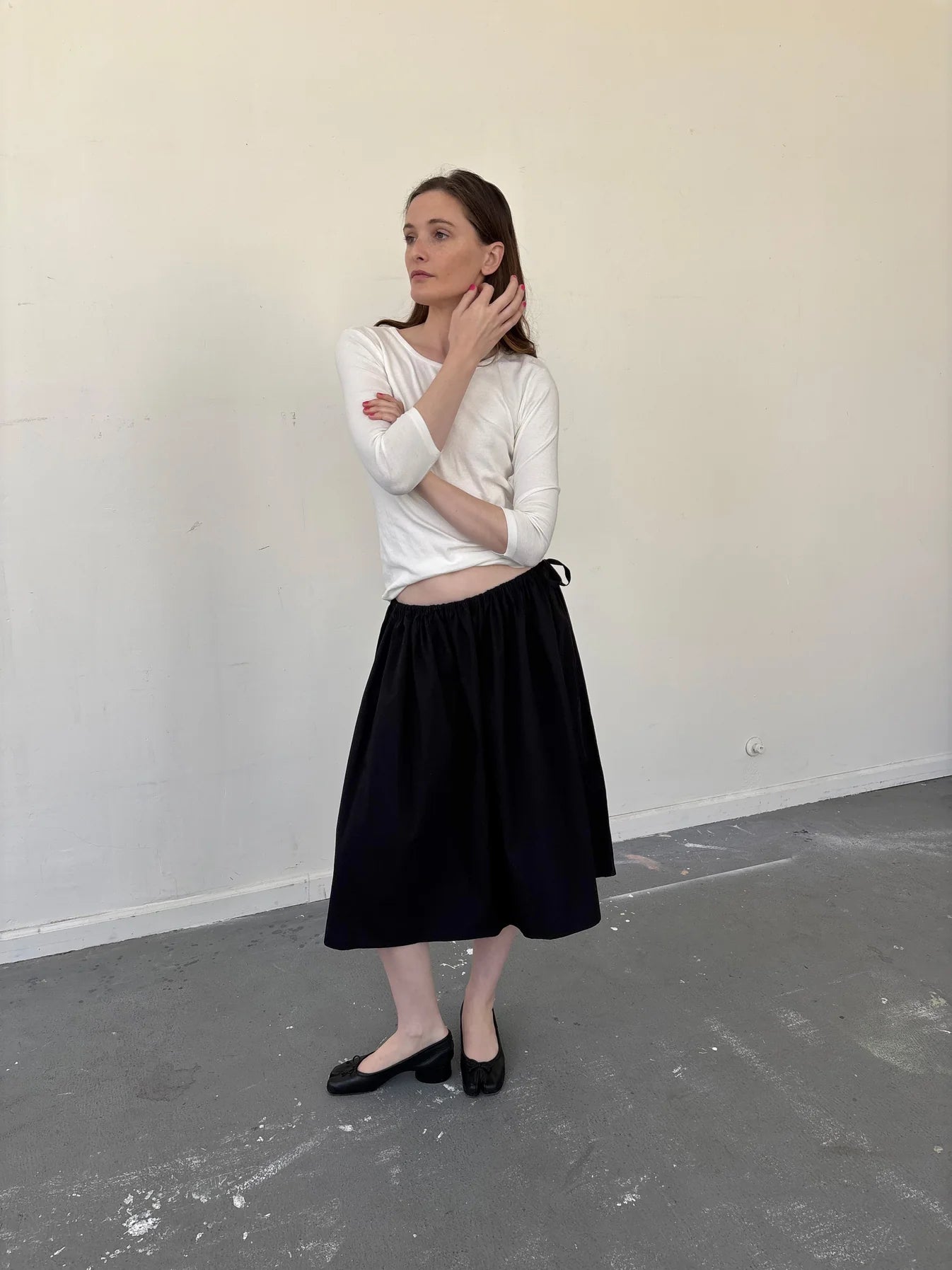 Tie Skirt Black