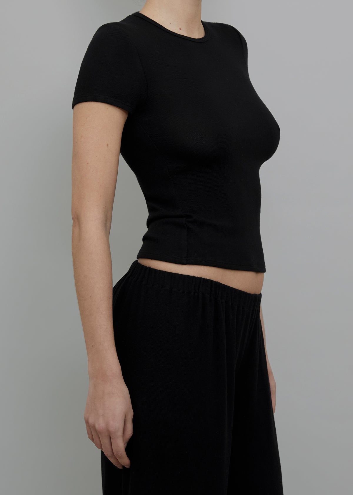 Baby Tee Black Hachi