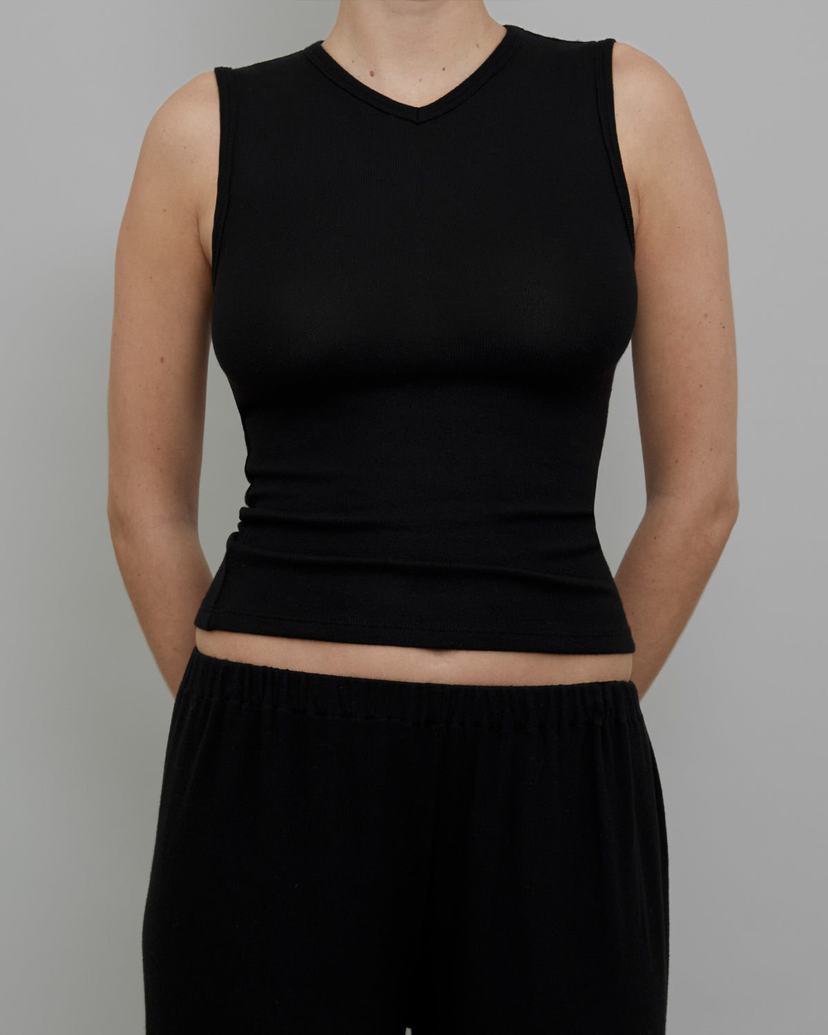 Vest Black Hacci
