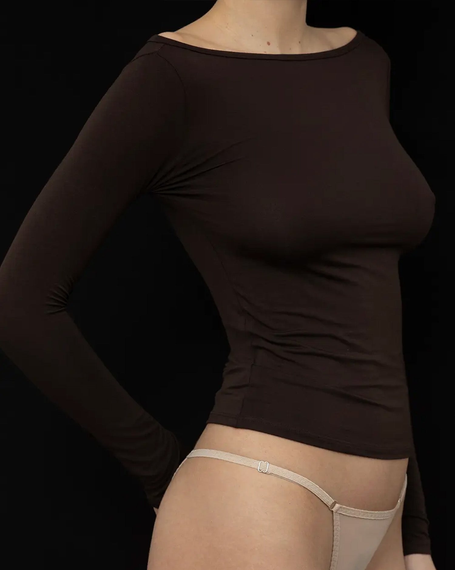Recline Bateau Long Sleeve Espresso