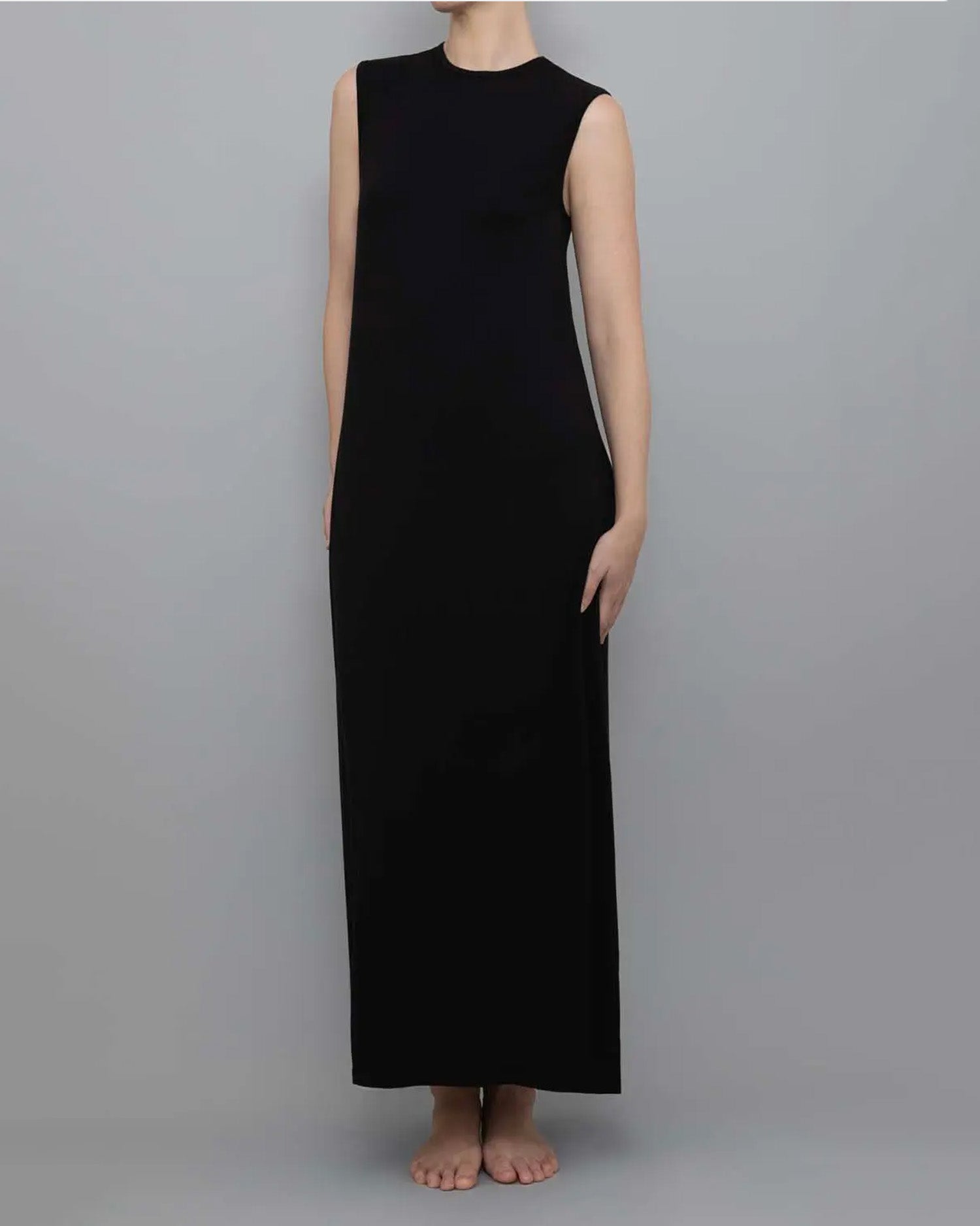 Sleeveless Long Dress Black