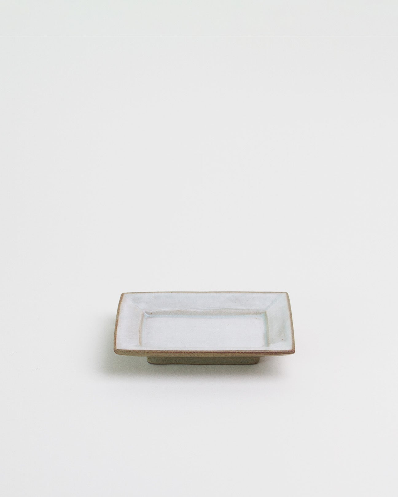 Square Dessert Plate White